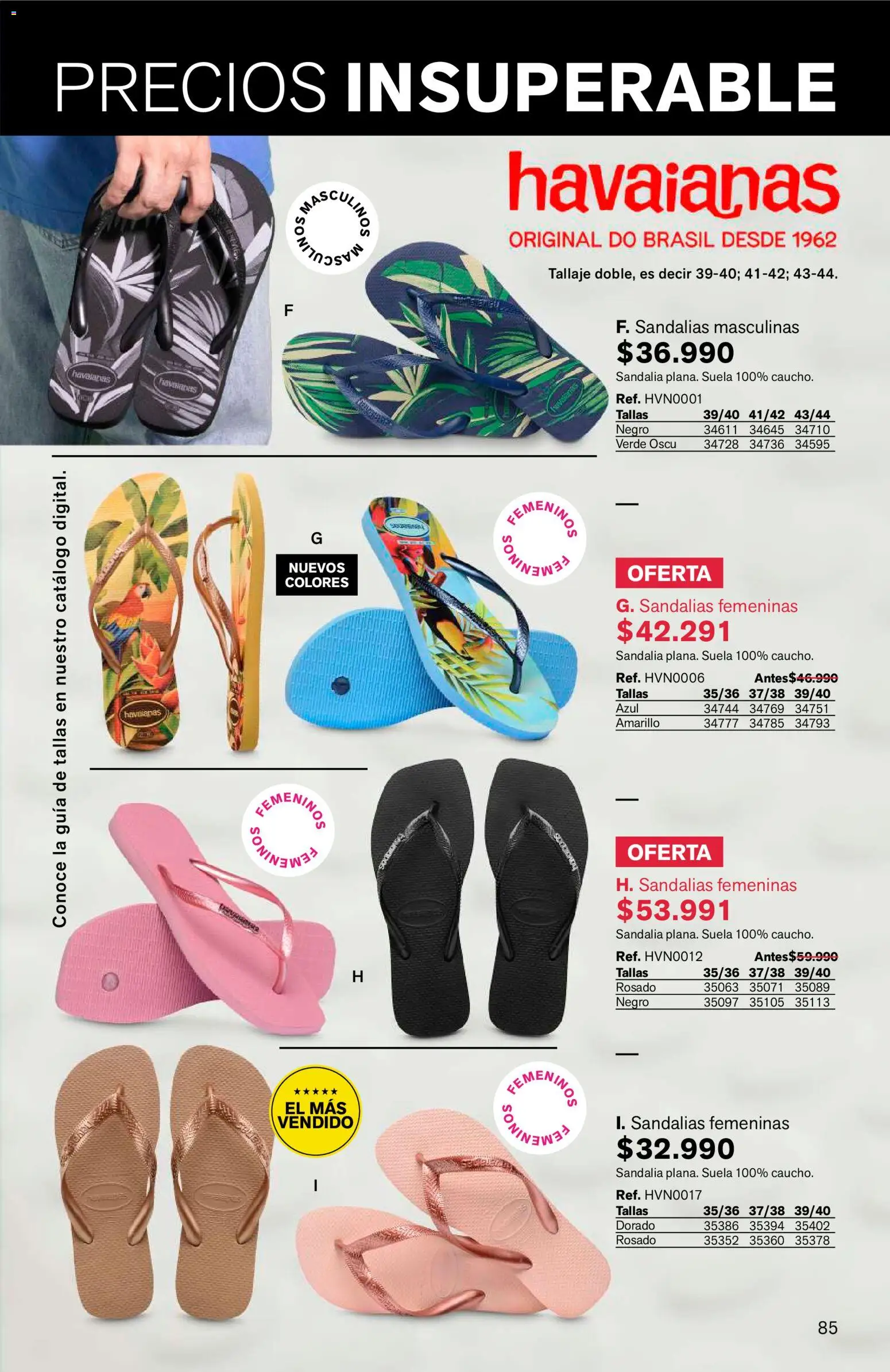 Leonisa revista - valida desde el 25/06/2026 | Página: 85 | Productos: Sandalias