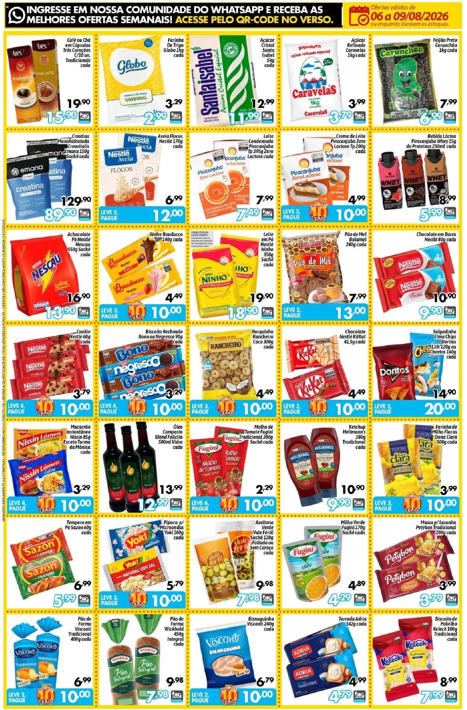 Big Compra Folheto - válido de 06/08/2026 | Página: 2 | Produtos: Chai Latte, Massa, Mel, Açúcar cristal