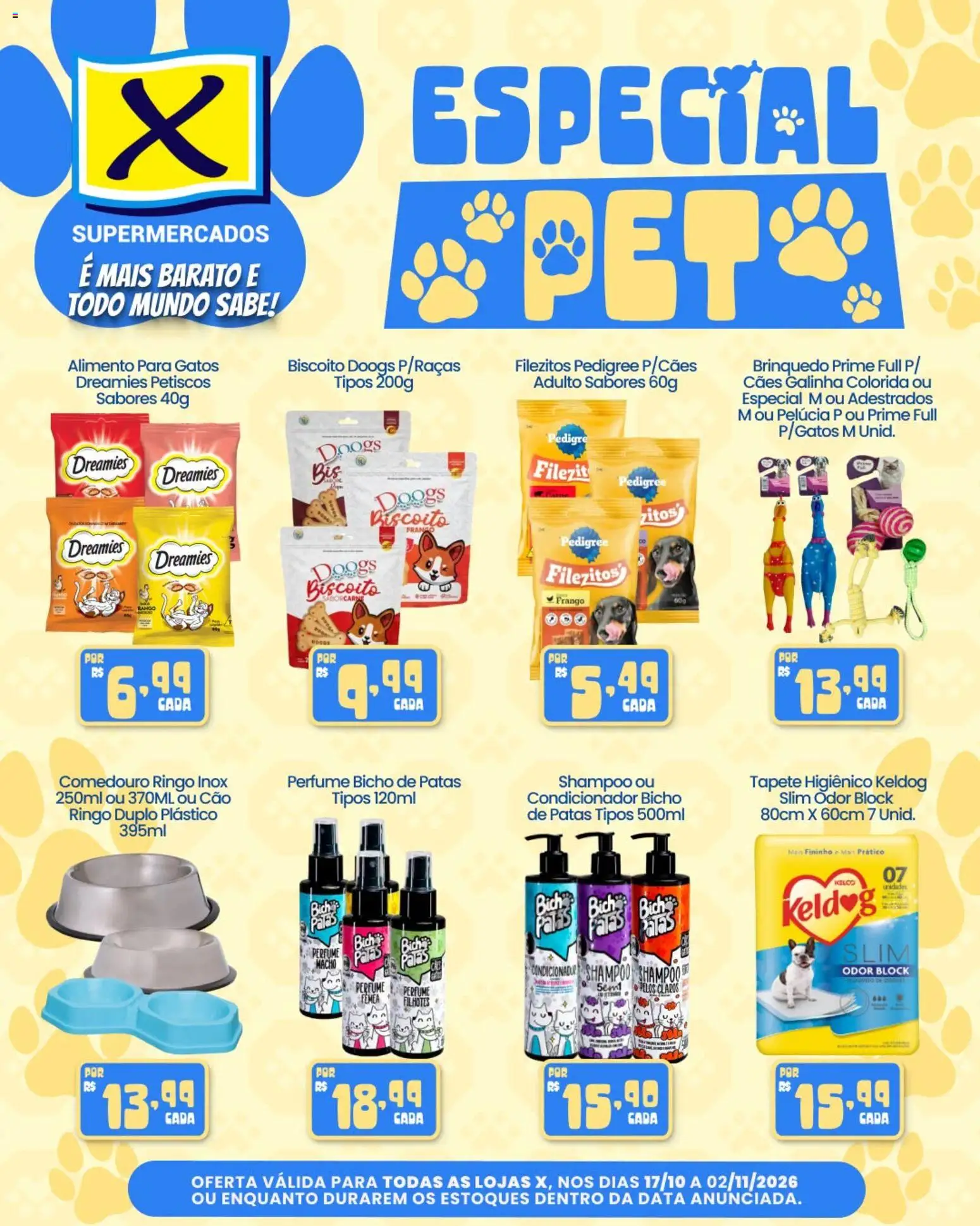 X Supermercados Folheto - válido de 17/10/2026 | Página: 1