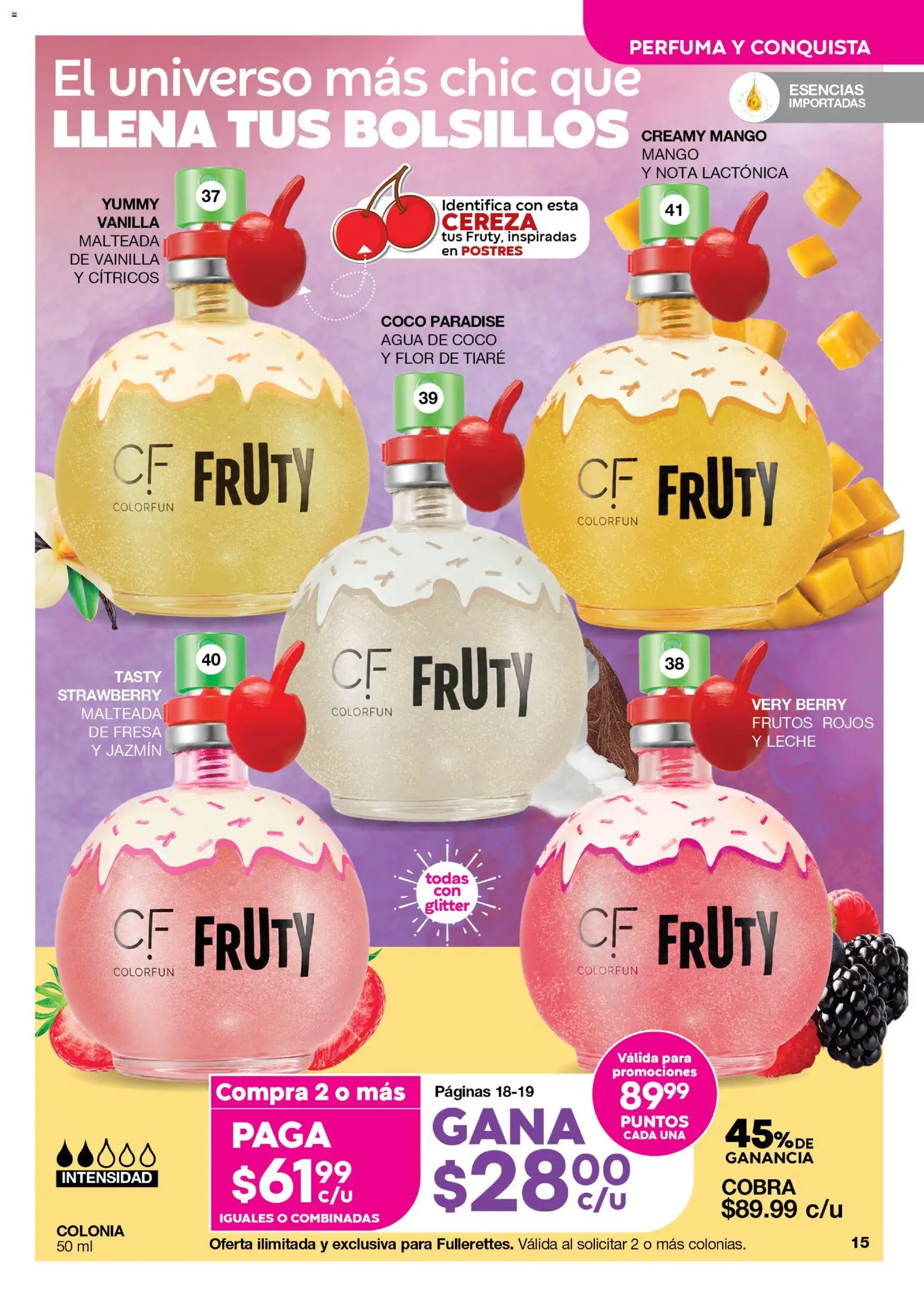 Nuevas ofertas de Fuller válidas en toda la República Mexicana desde el 22/07/2026. ¡Encuentra las mejores ofertas en Fuller Gana Más 8 2026! | Página: 15 | Productos: Fresa, Leche, Glitter, Esencias