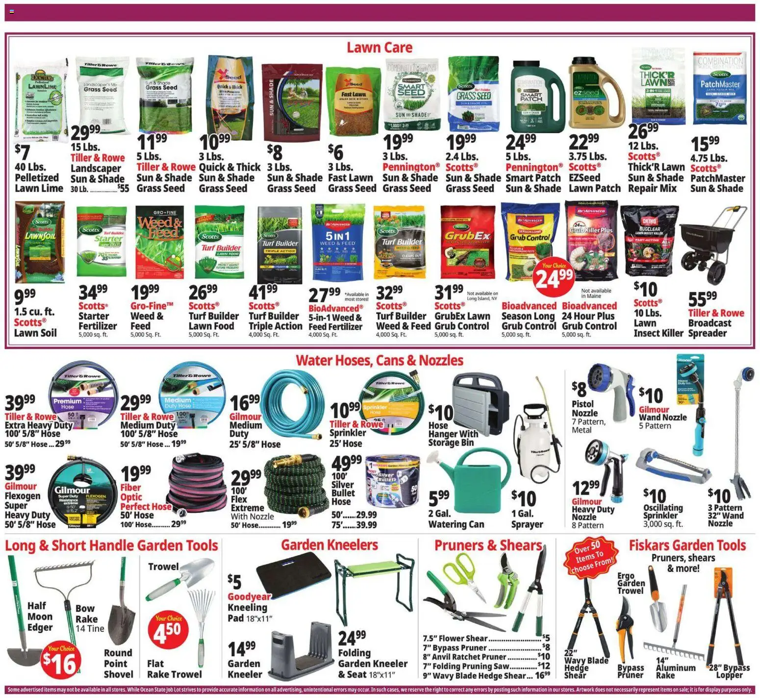 Ocean State Job Lot Weekly Ad - valid from 30.04.2026 | Page: 3 | Products: Pruner, Rake, Shovel, Ratchet