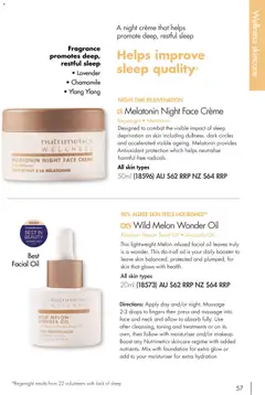 Preview of Nutrimetics Catalogue 2026 - valid from 01/01/2026 | Page: 57 | Products: Fragrance, Moisturiser, Melon, Foundation