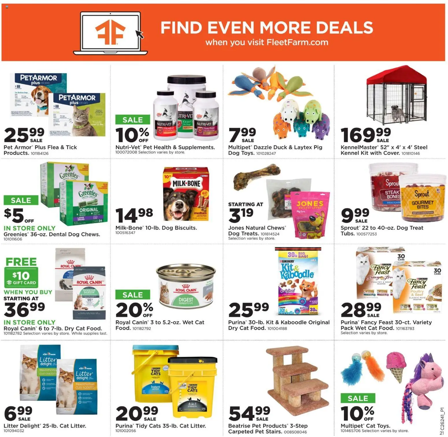Mills Fleet Farm Weekly Ad - valid from 08.06.2026 | Page: 28 | Products: Beef, Poultry, Bag
