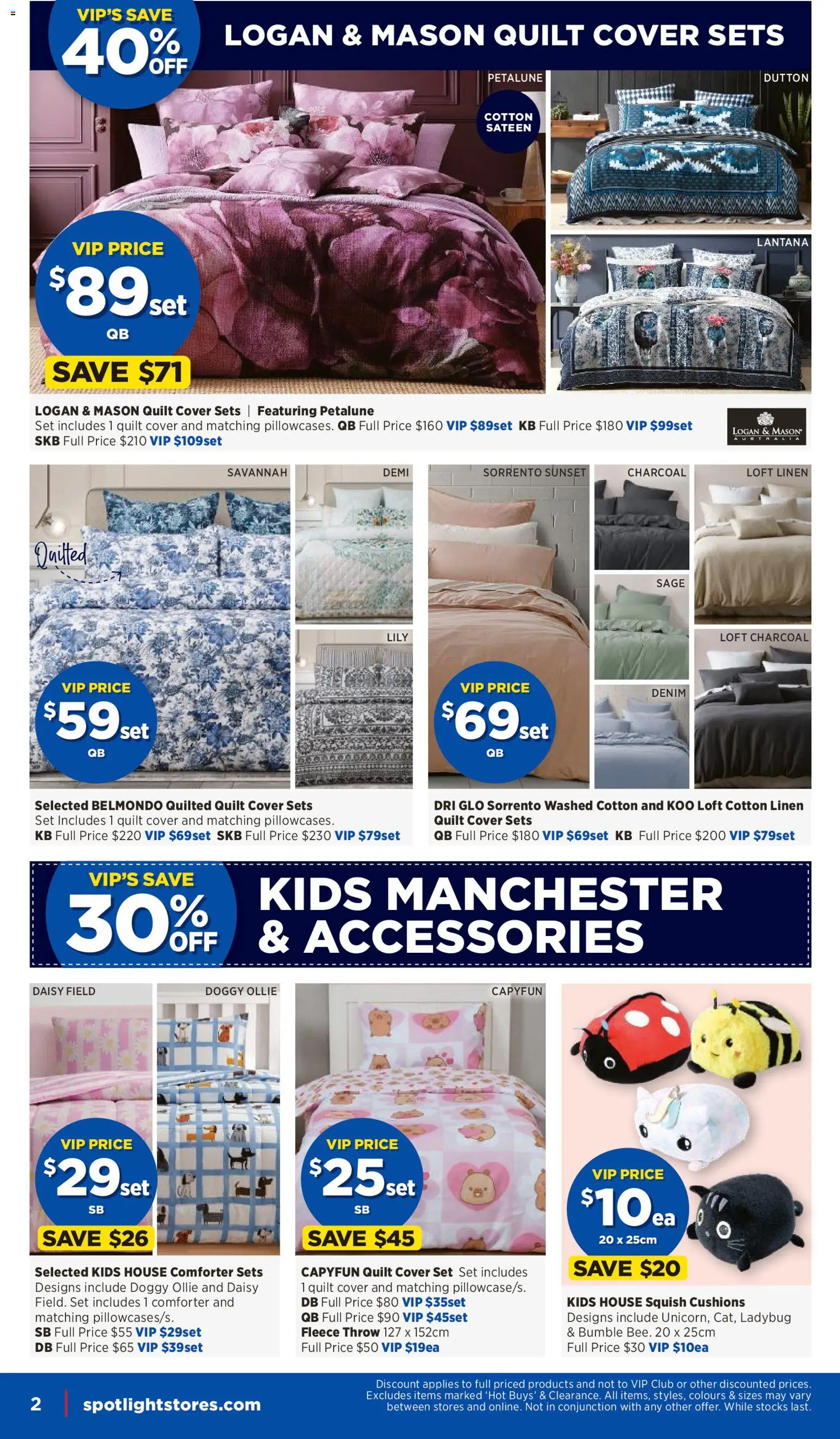 Spotlight catalogue - valid from 06/08/2026 | Page: 2 | Products: Denim, Linen, Accessories, Charcoal