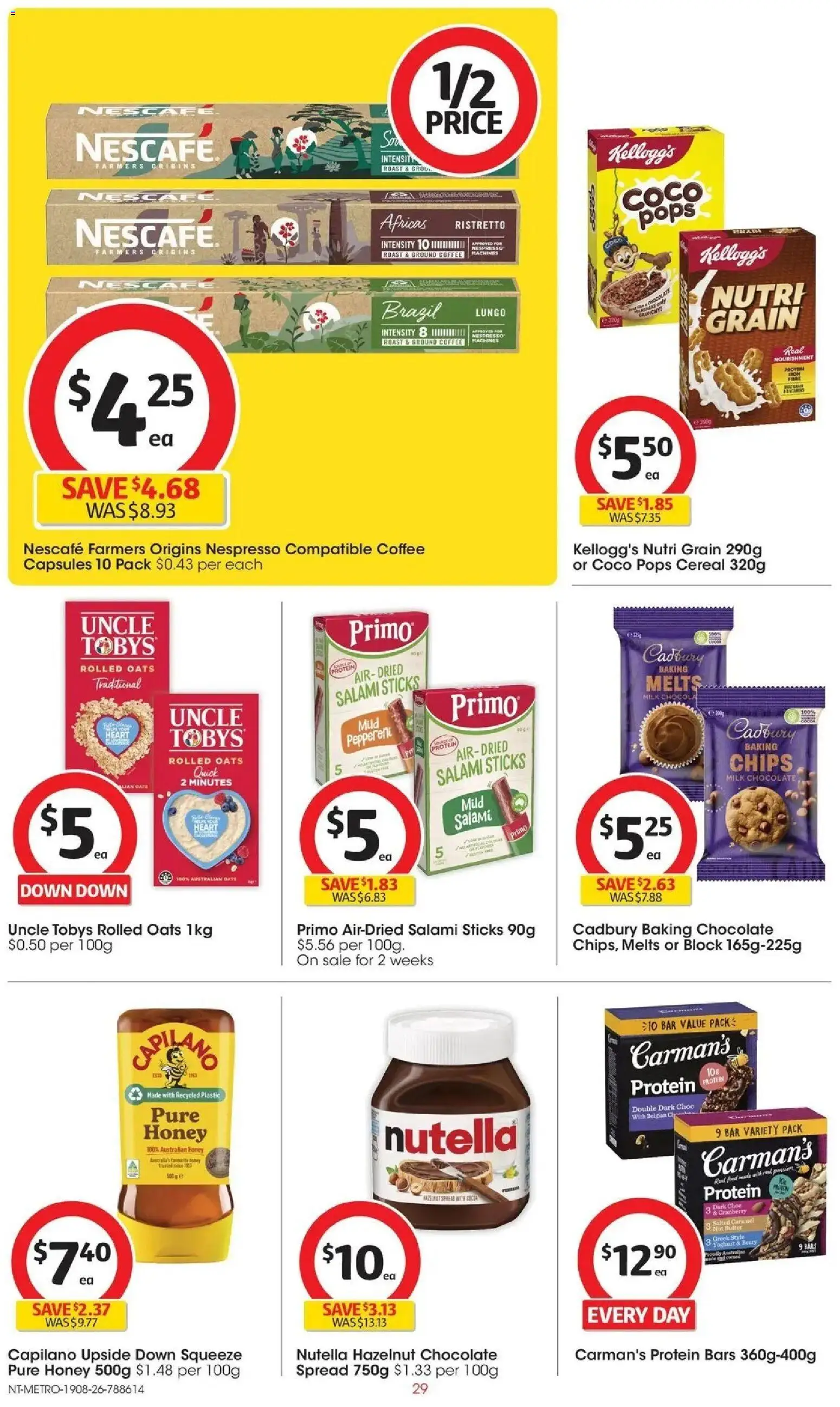 Coles catalogue - valid from 20/08/2026 | Page: 29 | Products: Butter, Coffee, Capsules, Roast