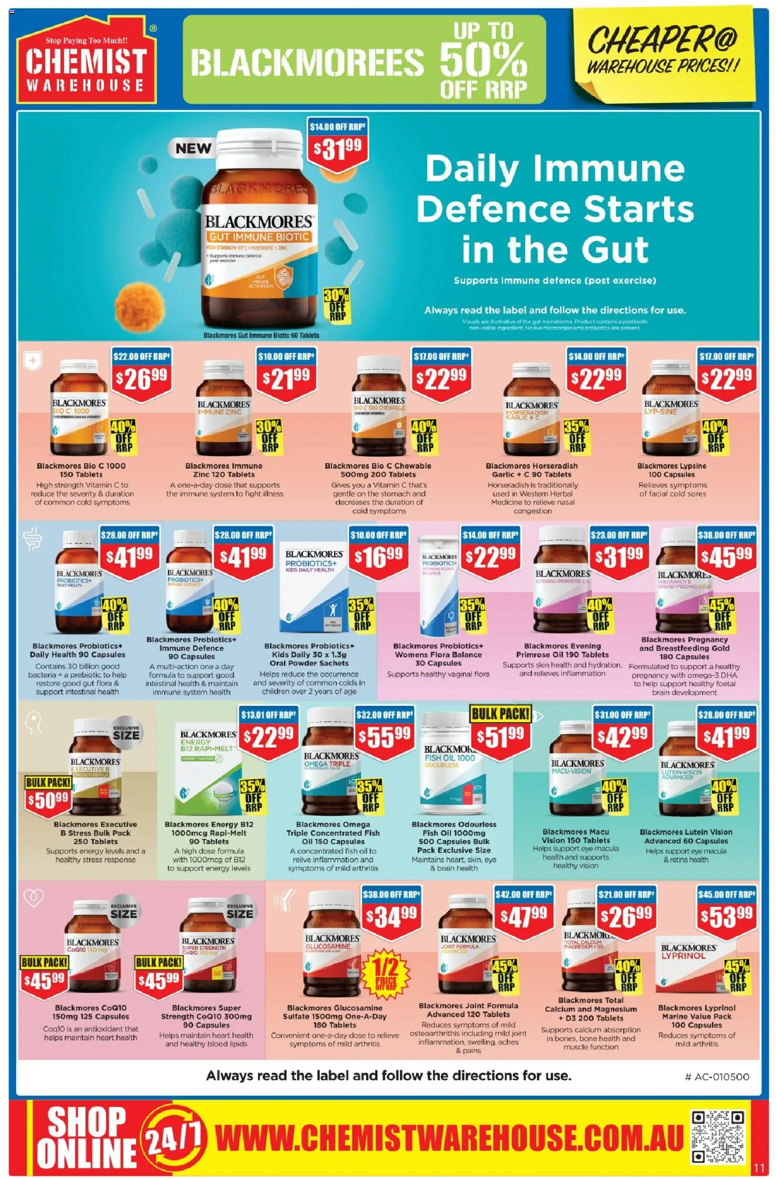 Chemist Warehouse catalogue - valid from 23.04.2026 | Page: 11 | Products: Oil, Fish, Garlic, Herbal