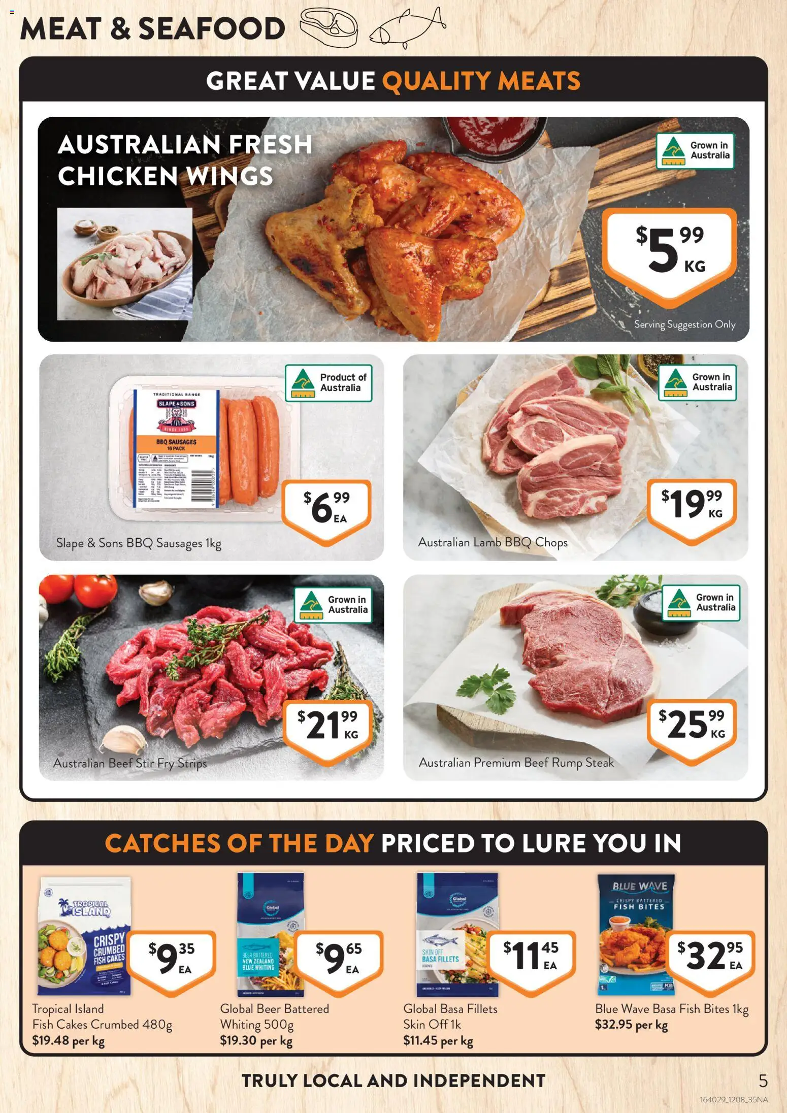 Foodworks catalogue - valid from 12/08/2026 | Page: 5 | Products: Chicken, Lamb, Strips, Rump steak