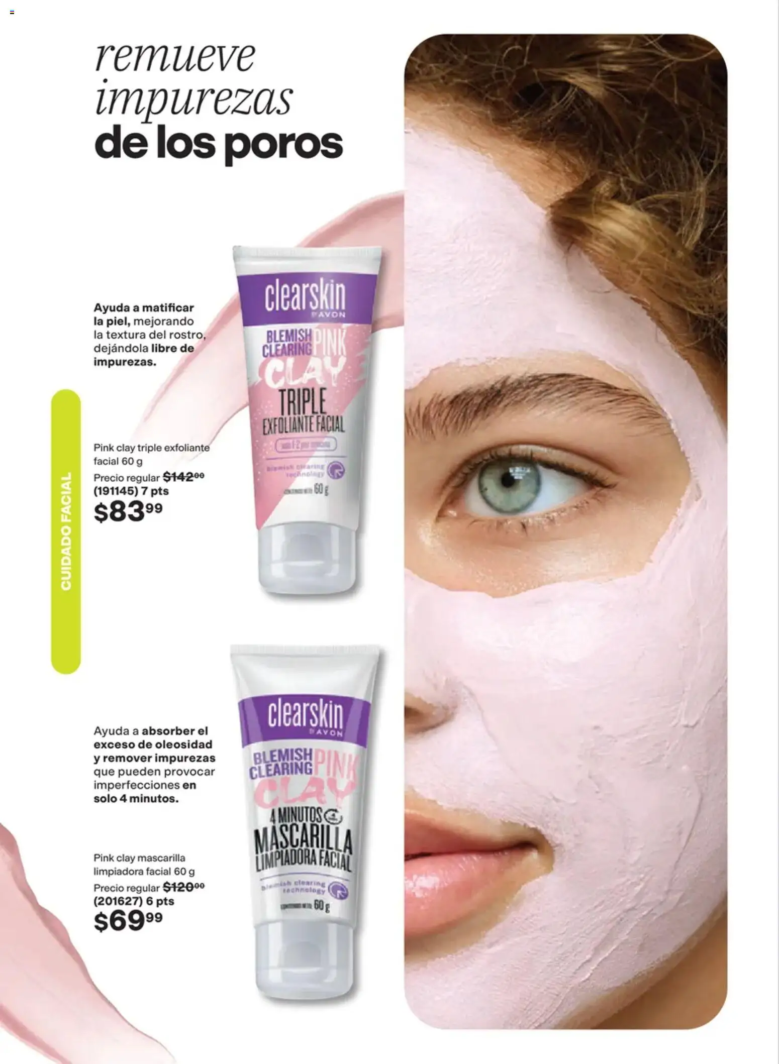 Nuevas ofertas de AVON válidas en toda la República Mexicana desde el 02/10/2026. ¡Encuentra las mejores ofertas en AVON campaña 15 2026! | Página: 114 | Productos: Exfoliante facial, Exfoliante, Mascarilla