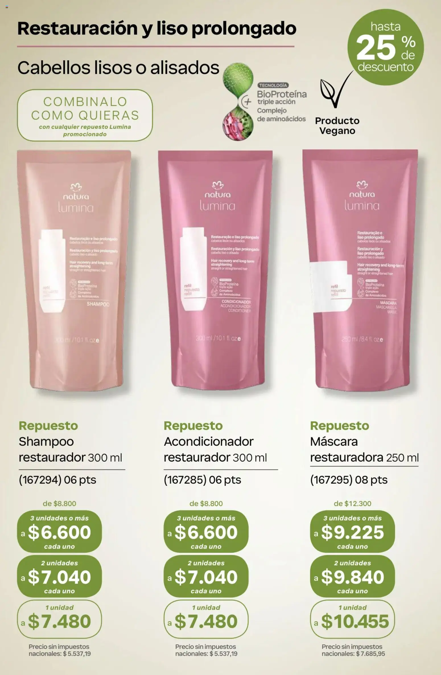 Catálogo Natura Ciclo 7 │ válido desde el 06.05.2026 | Página: 227 | Productos: Peso, Máscara, Shampoo, Acondicionador