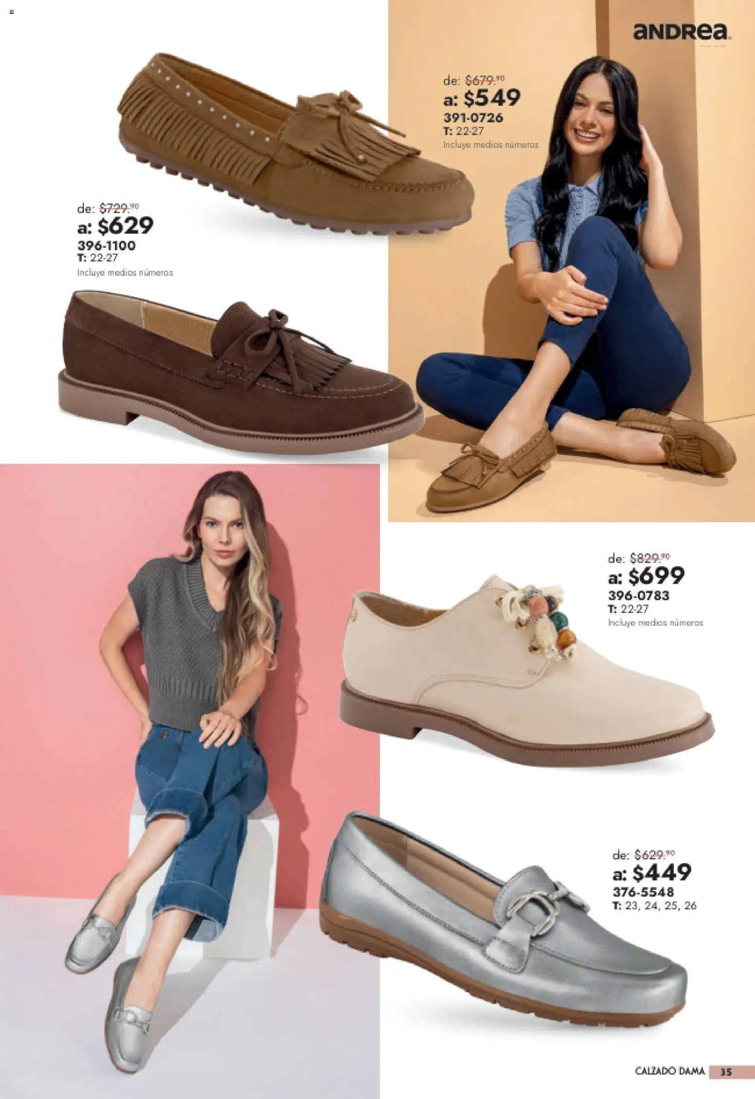 Nuevas ofertas de Andrea válidas en toda la República Mexicana desde el 26/07/2026. ¡Encuentra las mejores ofertas en Andrea catálogo Outlet! | Página: 35