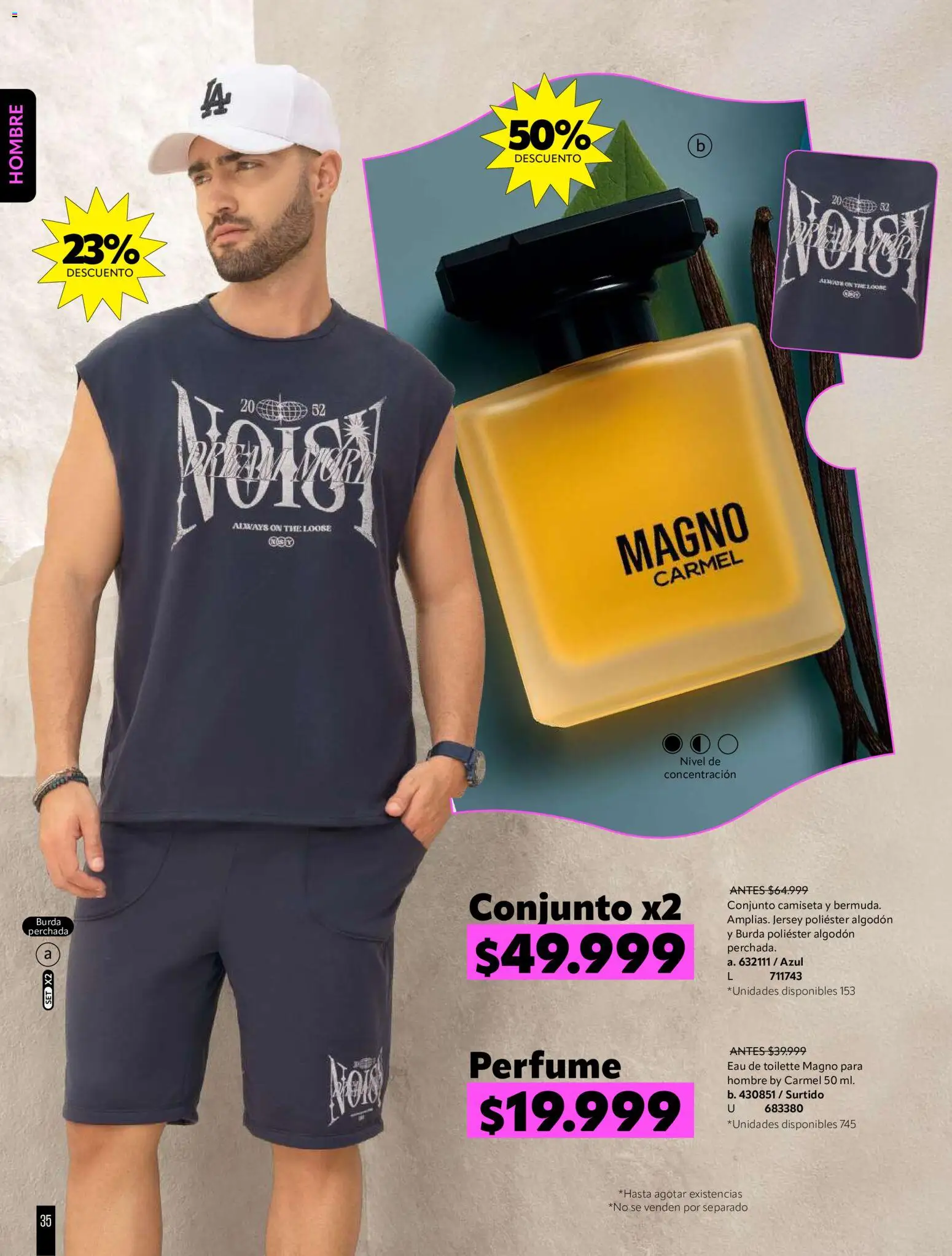 Carmel revista - valida desde el 01/07/2026 | Página: 196 | Productos: Camiseta, Perfume, Eau de toilette, Conjunto