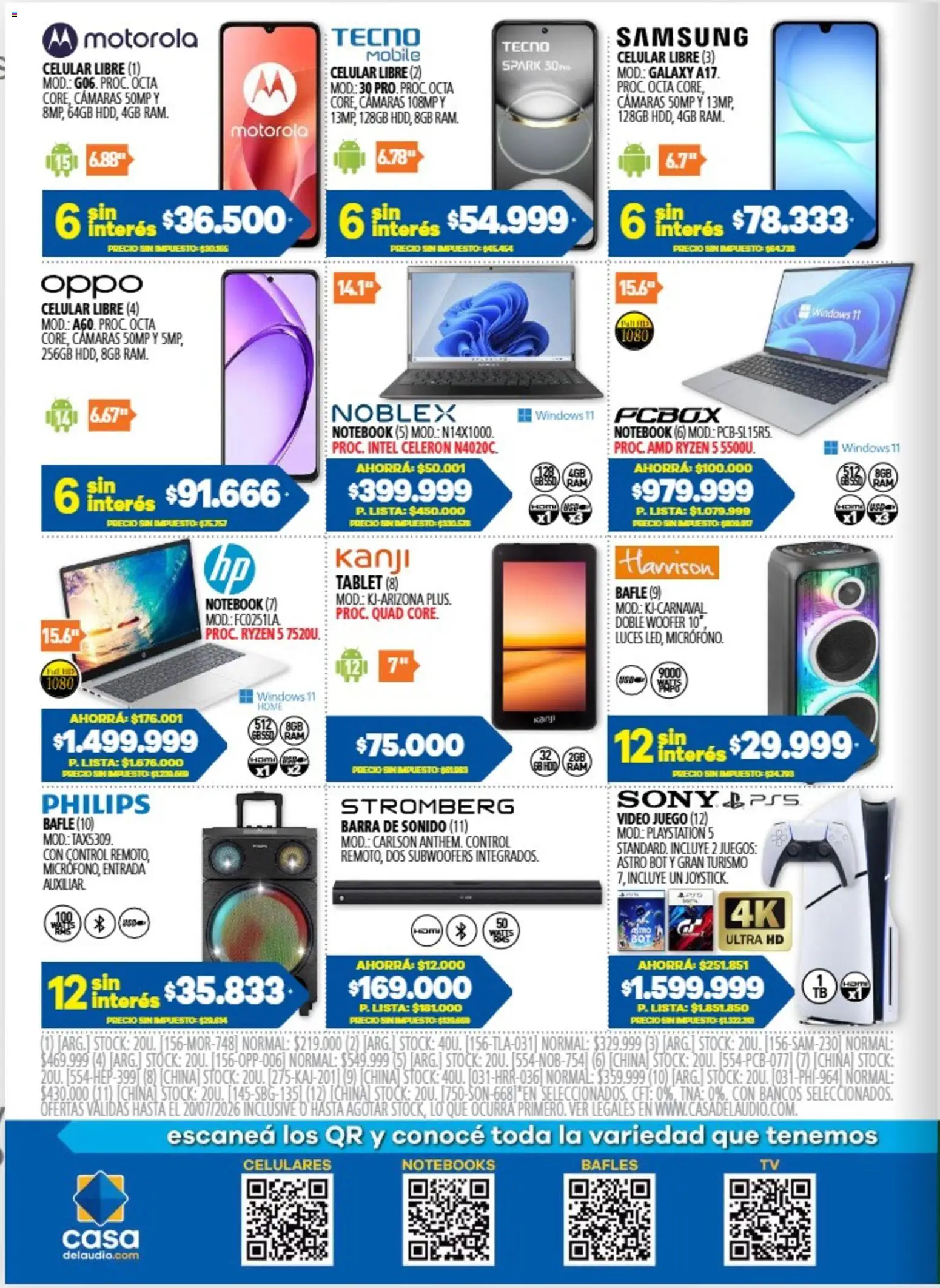 Casa del Audio catálogo │ válido desde el 08/07/2026 | Página: 6