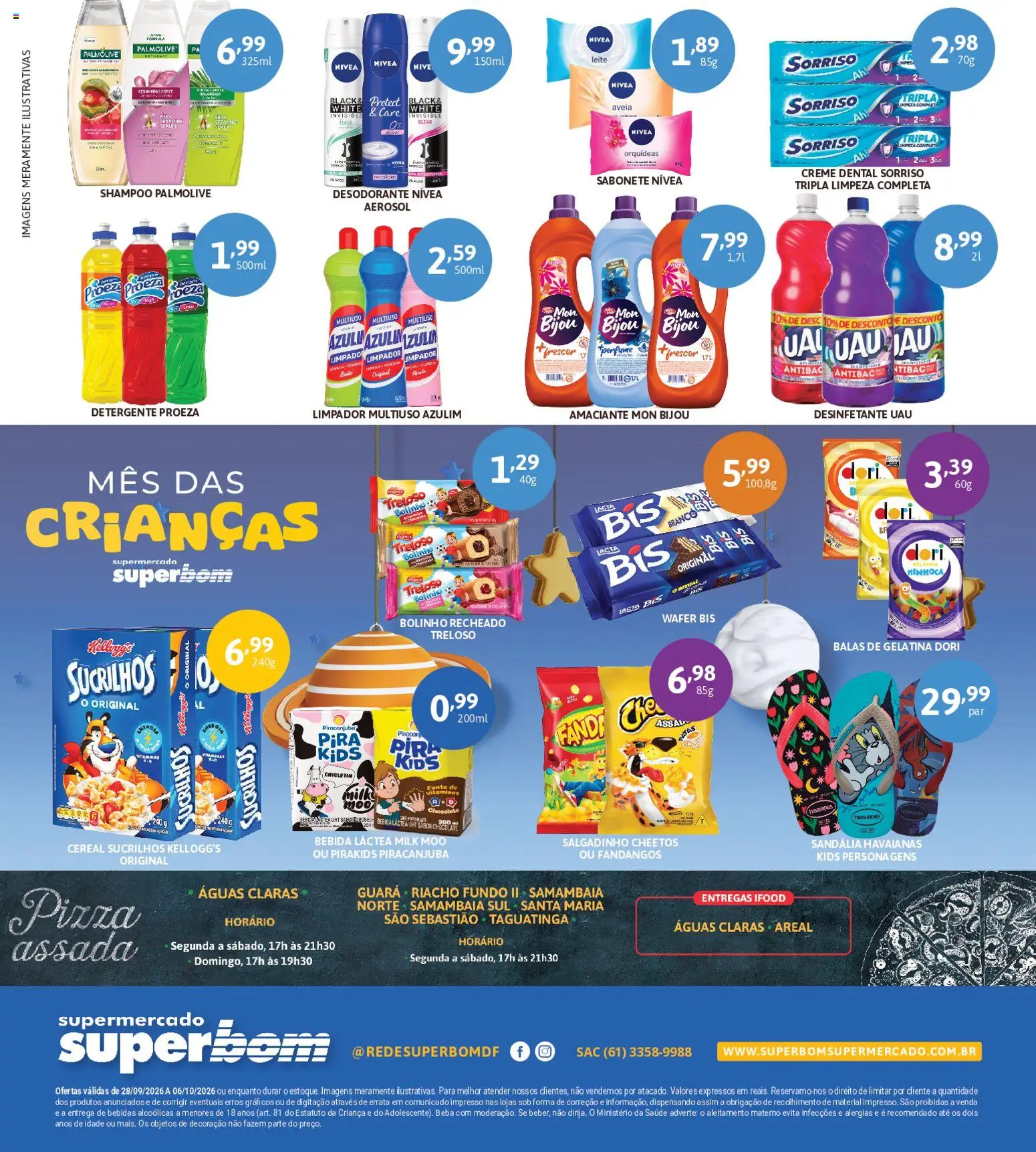 Superbom Folheto - válido de 28/09/2026 | Página: 4 | Produtos: Detergente, Leite, Creme dental, Desinfetante