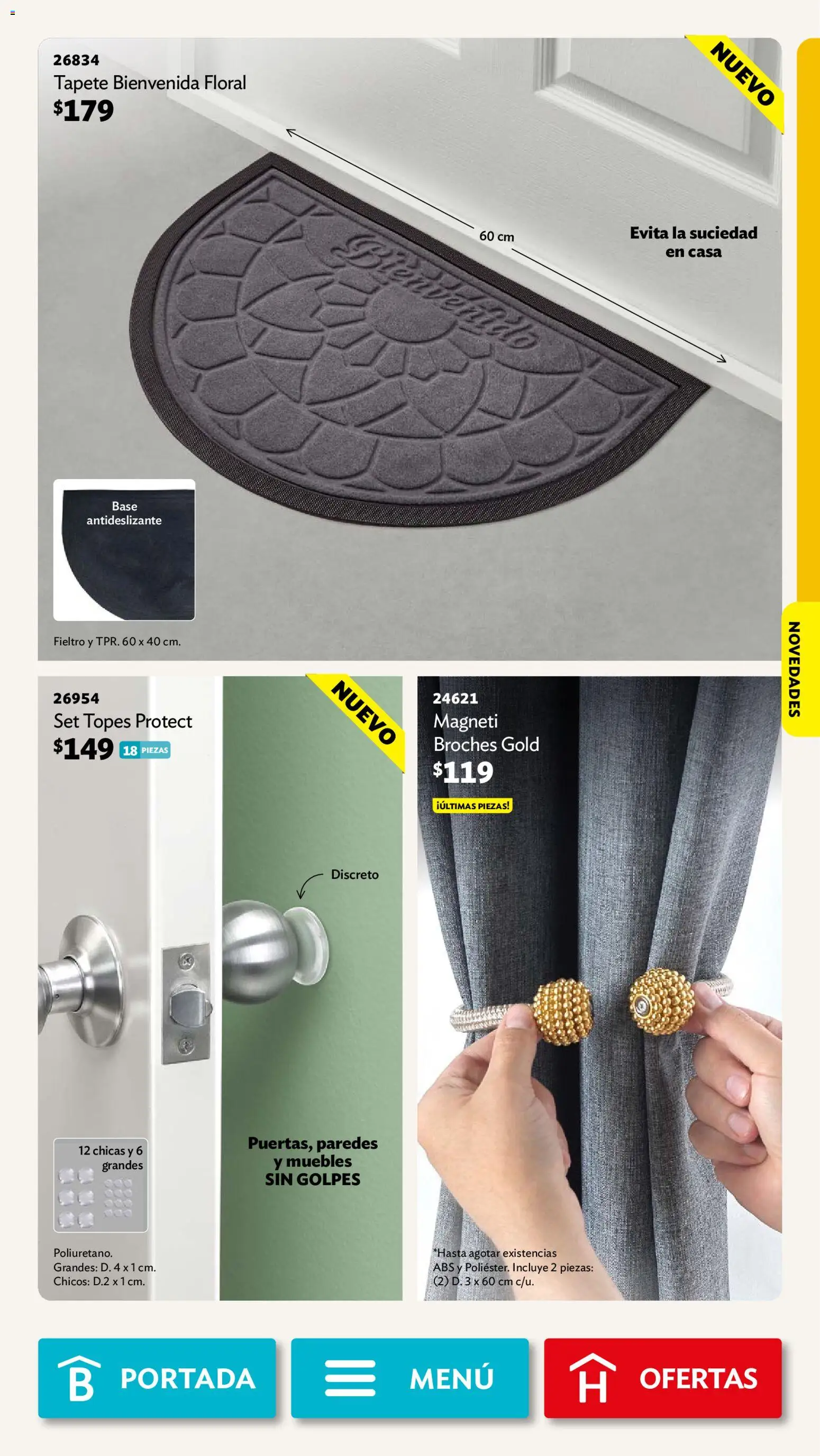 Nuevas ofertas de Betterware válidas en toda la República Mexicana desde el 31/08/2026. ¡Encuentra las mejores ofertas en Betterware campaña 9 2026! | Página: 75 | Productos: Tapete