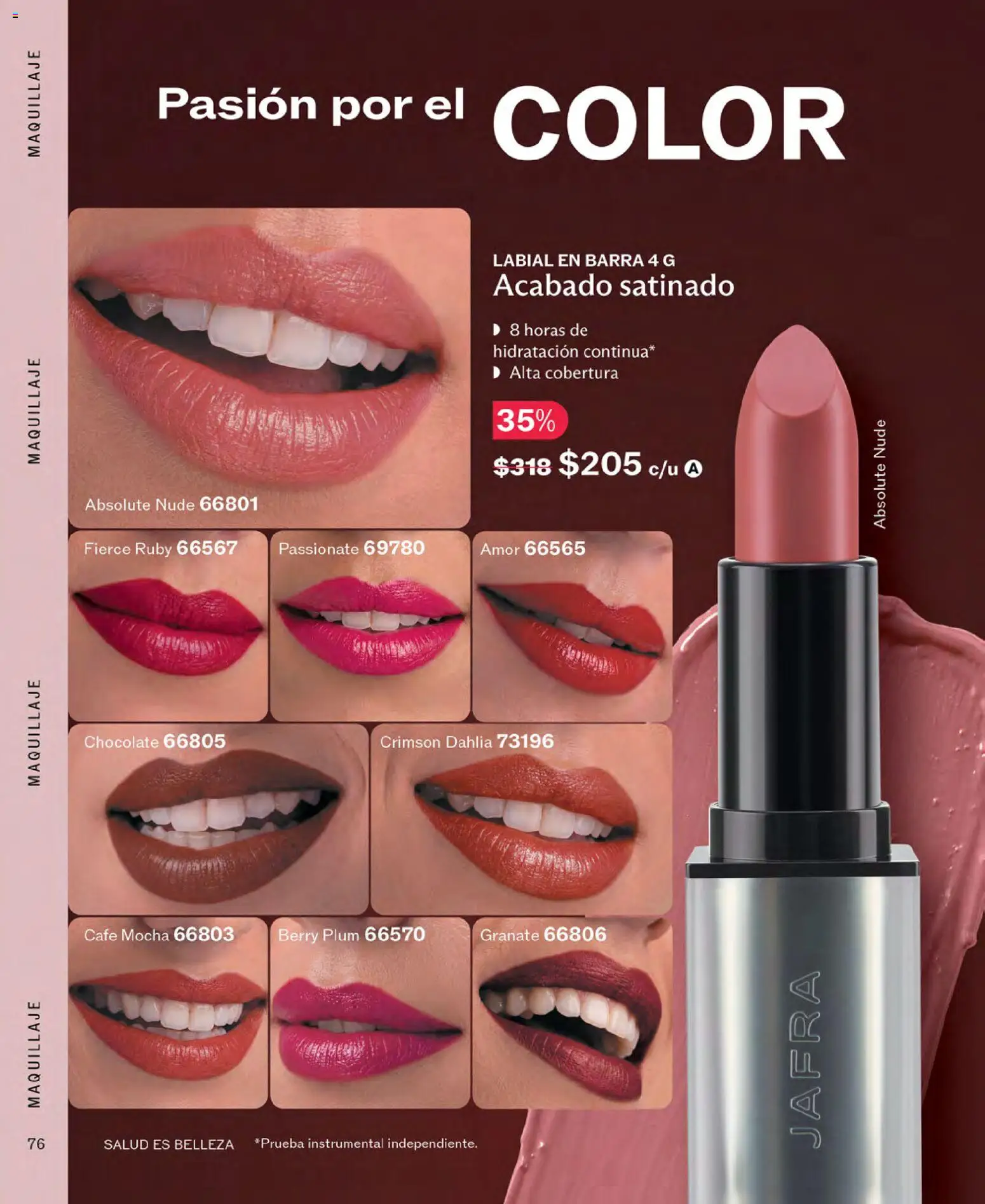 Nuevas ofertas de JAFRA válidas en toda la República Mexicana desde el 01/10/2026. ¡Encuentra las mejores ofertas en JAFRA catálogo! | Página: 76