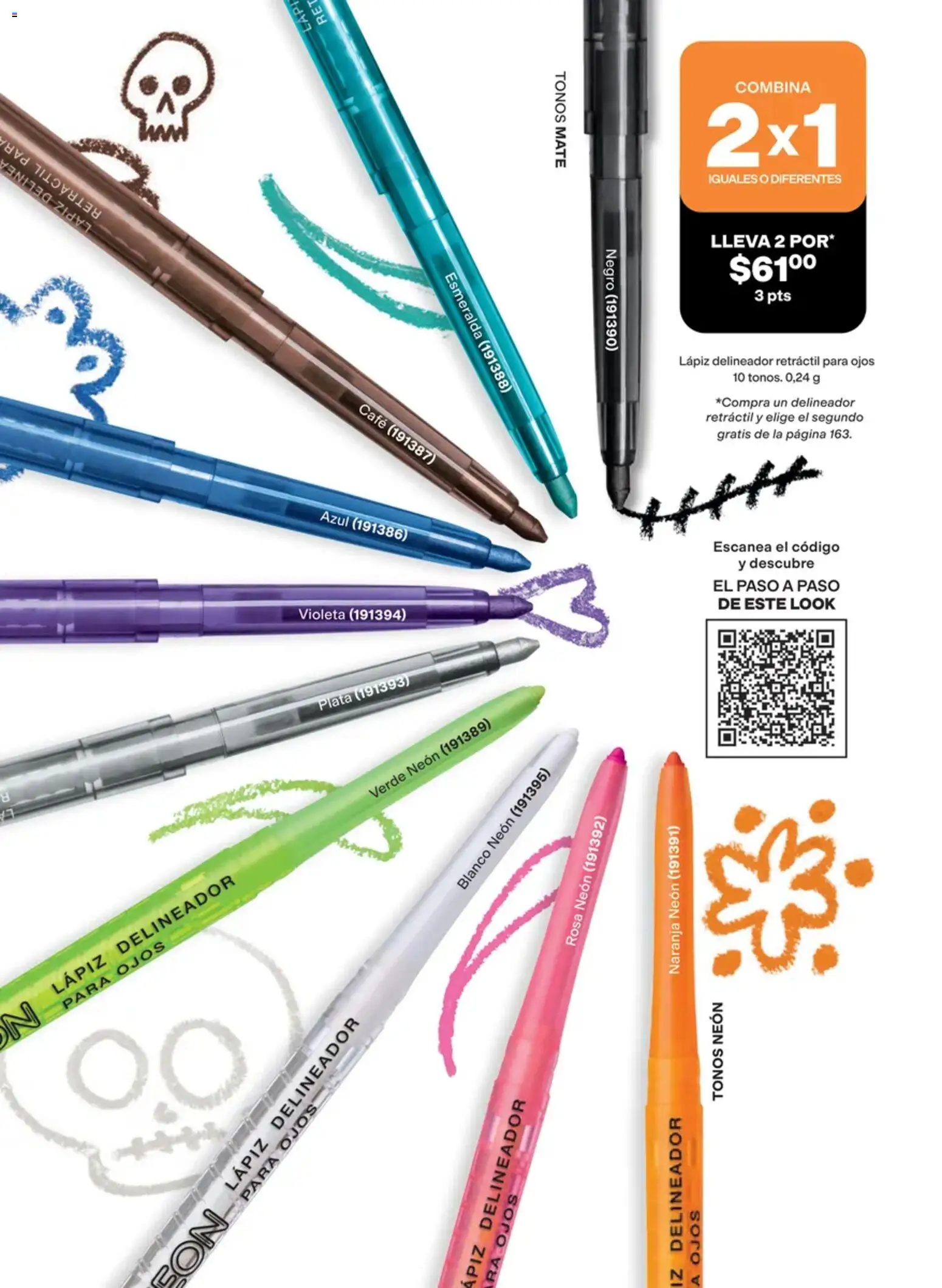 Nuevas ofertas de AVON válidas en toda la República Mexicana desde el 02/10/2026. ¡Encuentra las mejores ofertas en AVON campaña 15 2026! | Página: 163 | Productos: Café, Mate, Delineador