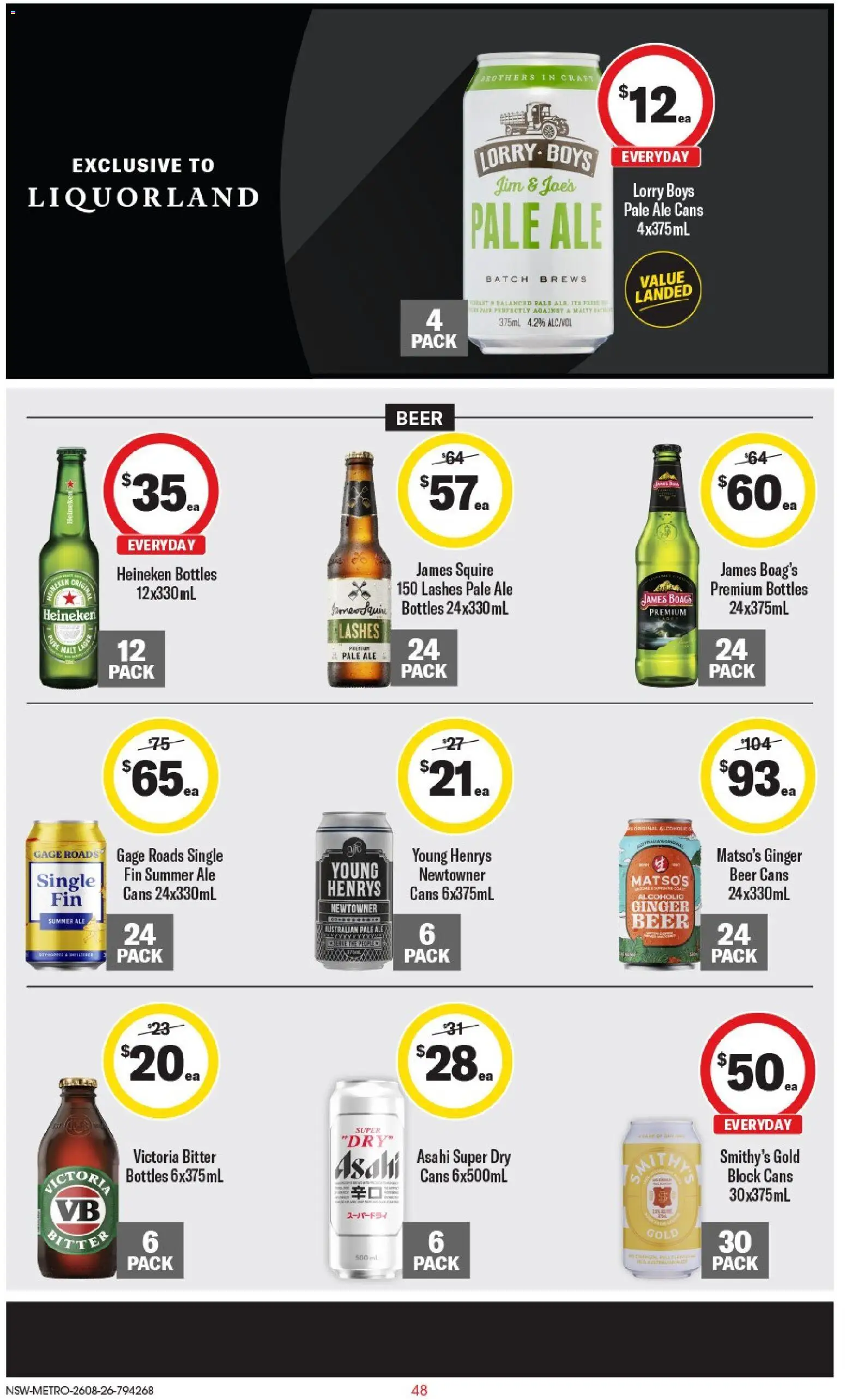 Liquorland catalogue - valid from 26/08/2026 | Page: 3 | Products: Heineken, Ginger, Beer