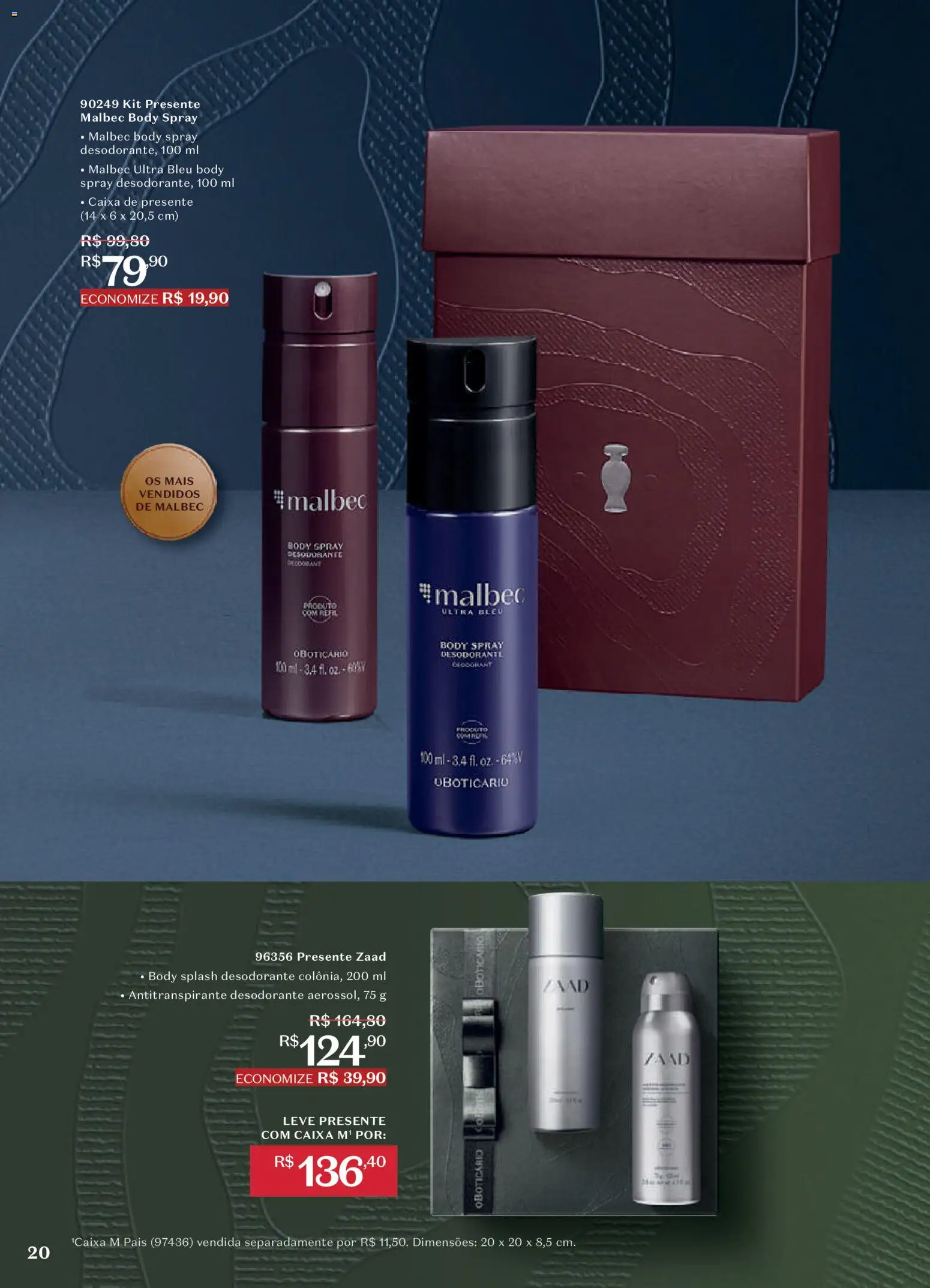 O Boticário Folheto - válido de 20/07/2026 | Página: 22 | Produtos: Desodorante, Caixa, Body
