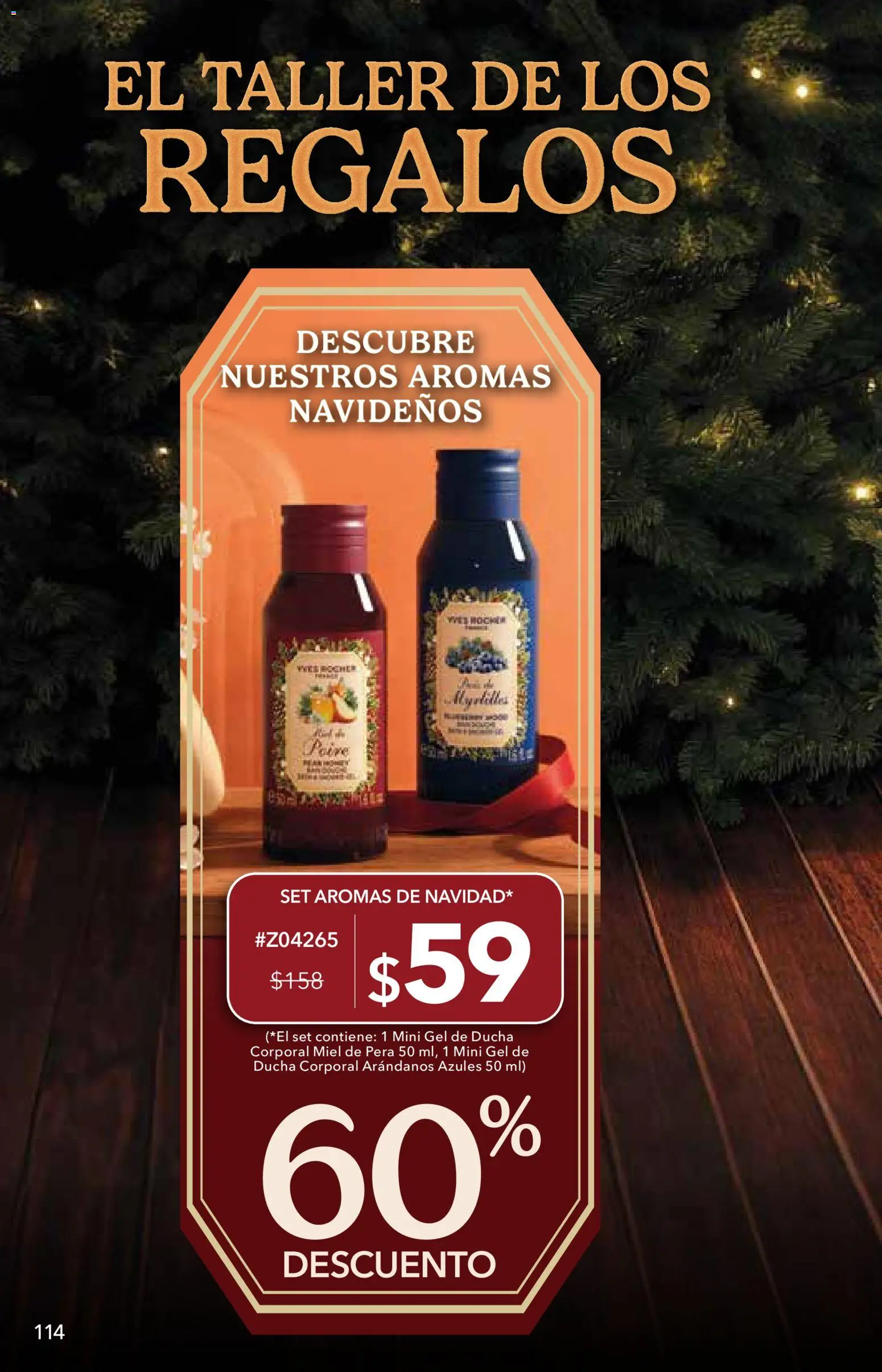Nuevas ofertas de Yves Rocher válidas en toda la República Mexicana desde el 06/10/2026. ¡Encuentra las mejores ofertas en Yves Rocher campaña 14 2026! | Página: 116 | Productos: Pera, Arándanos, Miel, Gel de ducha