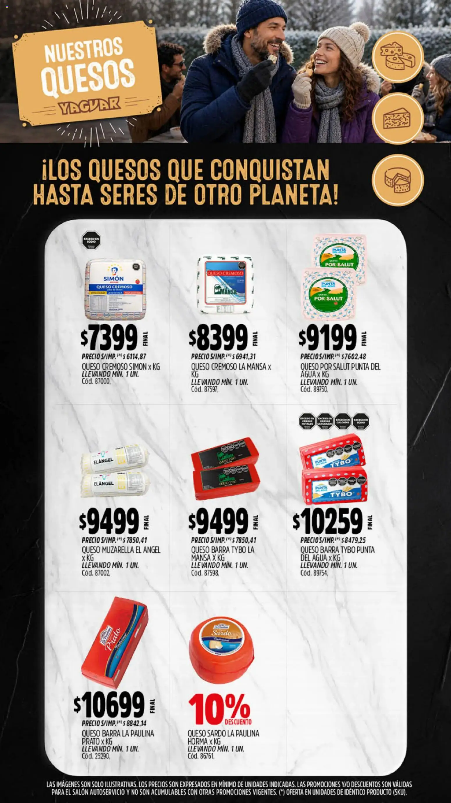 Yaguar - Oferta Semanal Parque Chacabuco │ válido desde el 20/07/2026 | Página: 6 | Productos: Agua, Queso