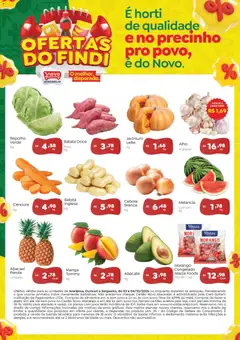 Novo Atacarejo ofertas Ofertas do Findi Hortifruti - Pré-Visualização do folheto da loja Novo Atacarejo, válido de 03/10/2026