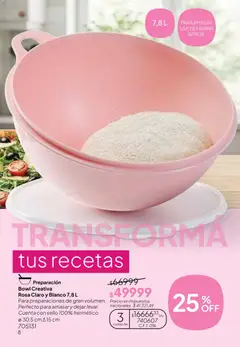 Vista previa Tupperware Folleto válido desde el 02.06.2026 | Página: 9 | Productos: Bowl, Harina