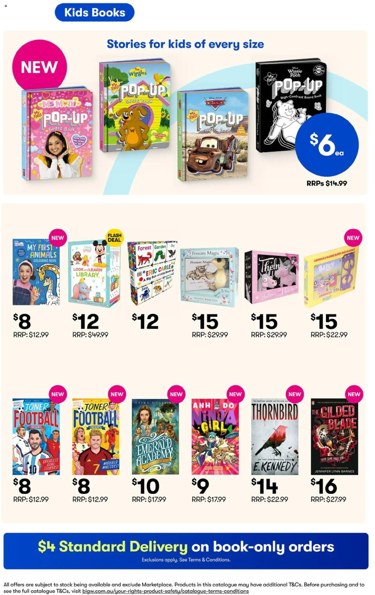 Big W catalogue - valid from 23/07/2026 | Page: 6 | Products: Box, Emerald, Glasses, Books