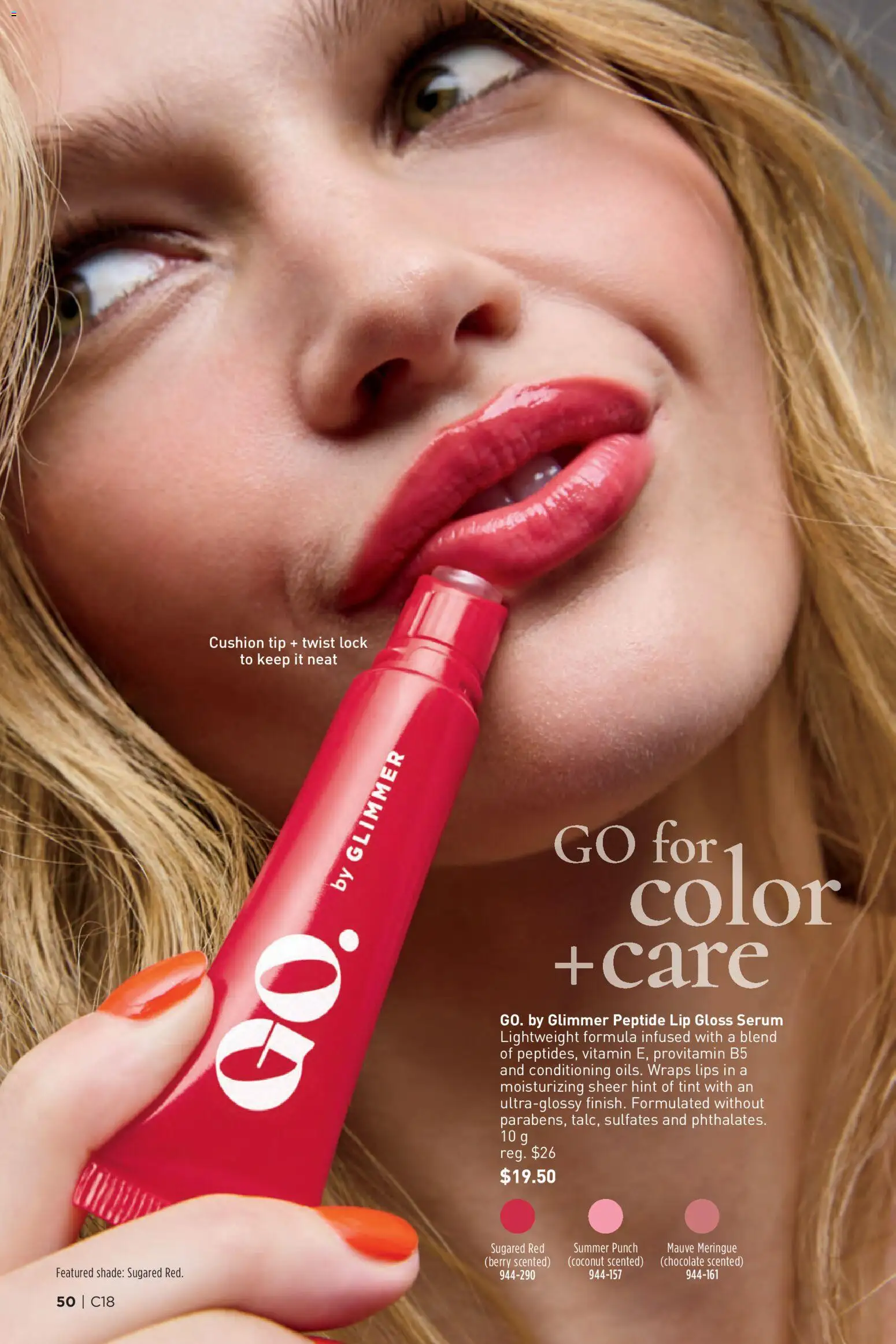 Avon flyer valid from Aug 27, 2026 | Page: 50 | Products: Coconut, Lip gloss, Chocolate