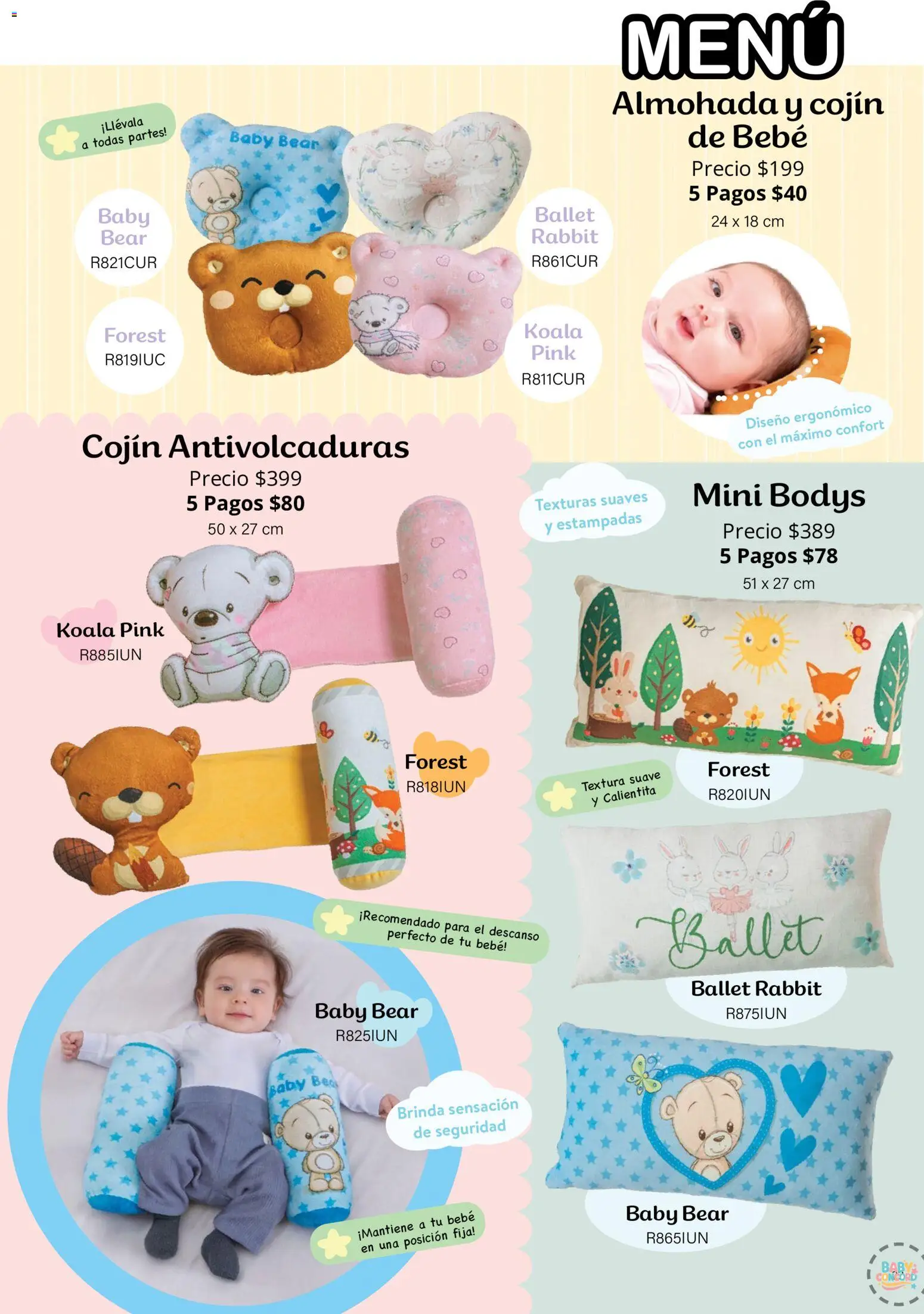 Nuevas ofertas de Colchas Concord válidas en toda la República Mexicana desde el 15/10/2026. ¡Encuentra las mejores ofertas en Colchas Concord catálogo Colección Bebé Disney! | Página: 26