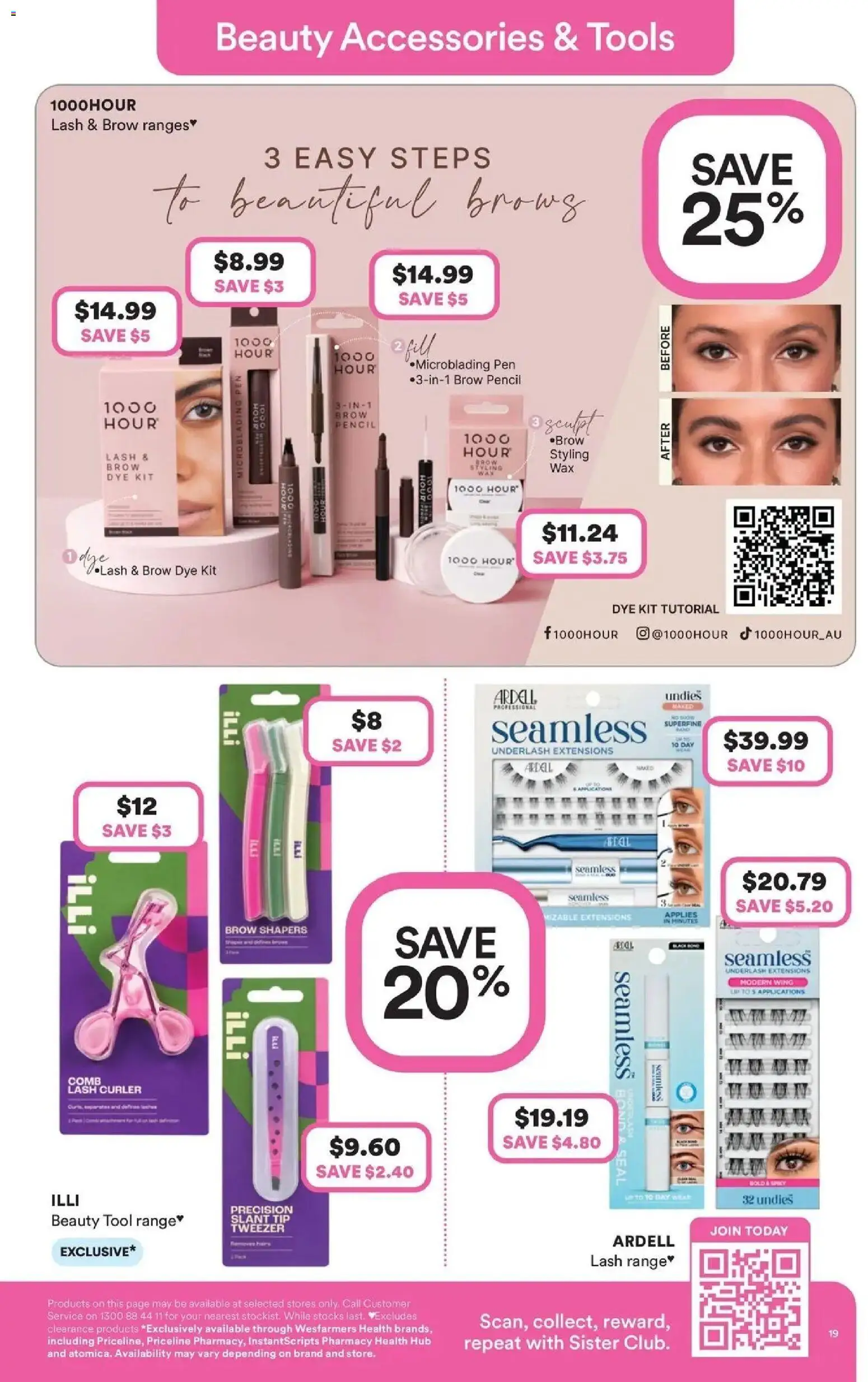 Priceline Pharmacy catalogue - valid from 20.05.2026 | Page: 19 | Products: Accessories, Pencil, Tools