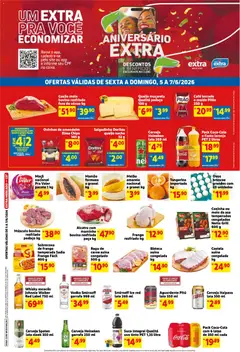 Extra ofertas Fim de semana Mercado - Pré-Visualização do folheto da loja Extra, válido de 05.06.2026
