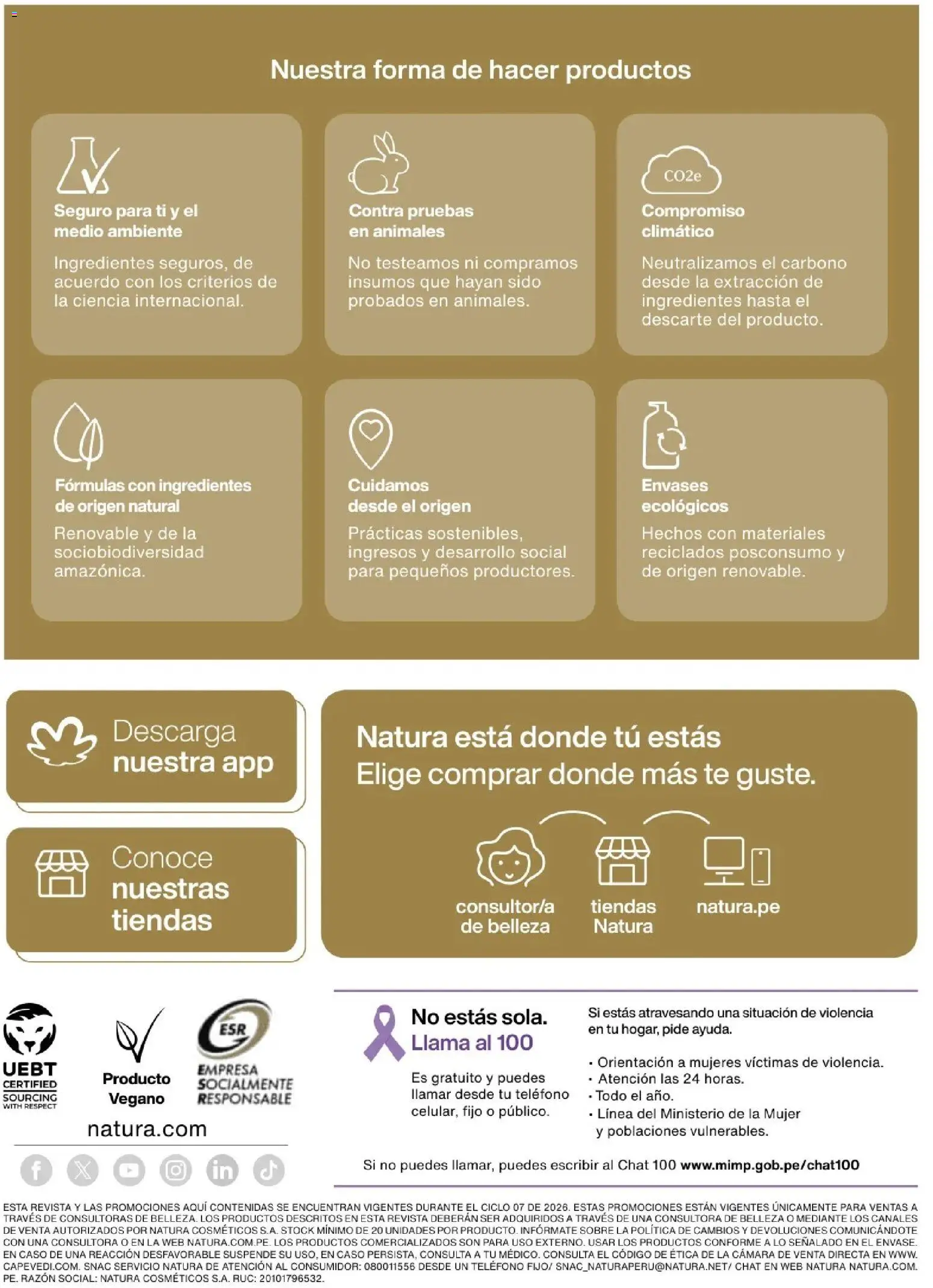Natura catálogo  - Ciclo 7 del 31/03 ✨ Ahorre a lo grande con los folletos en línea! | Perú