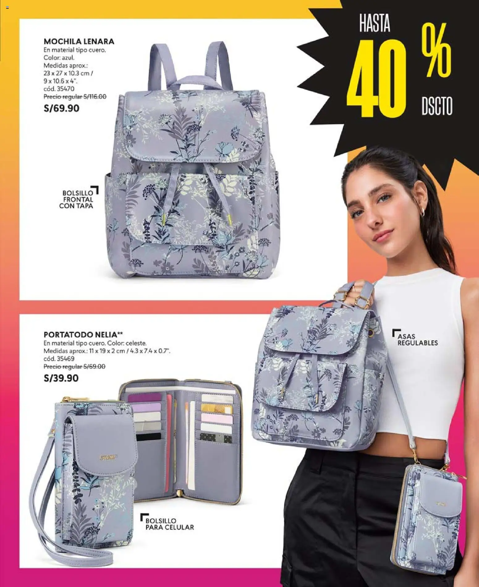 Catálogo CyZone válido desde 03/10/2026 | Página: 67 | Productos: Tapa, Mochila, Celular