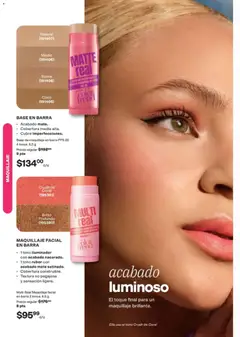 Vista previa de AVON campaña 14 2026, nuevo folleto de la tienda, válido en México a partir del 11/09/2026 | Página: 60 | Productos: Iluminador, Brillo, Mate, Maquillaje