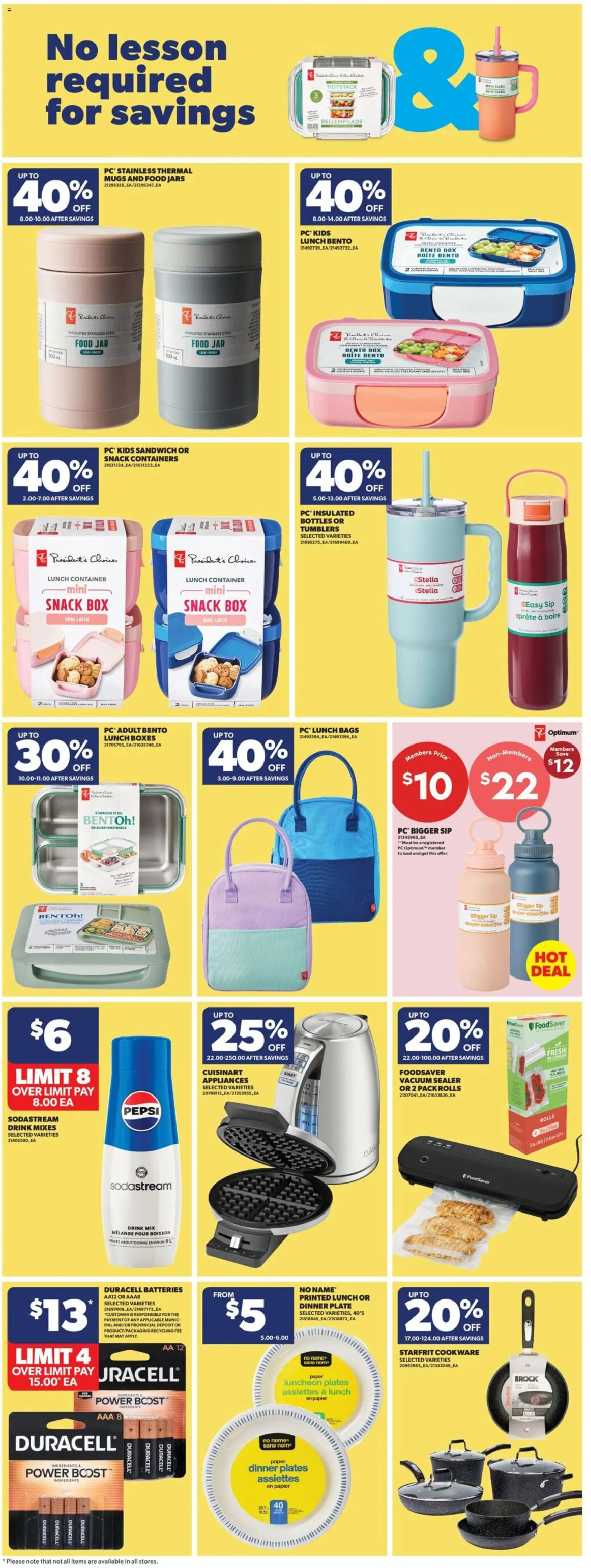 Real Canadian Superstore flyer valid from Aug 6, 2026 | Page: 32 | Products: PC, Box