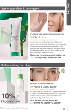 Preview of Nutrimetics Catalogue 2026 - valid from 01/01/2026 | Page: 23 | Products: Scrub, Sensitive skin, Vitamin