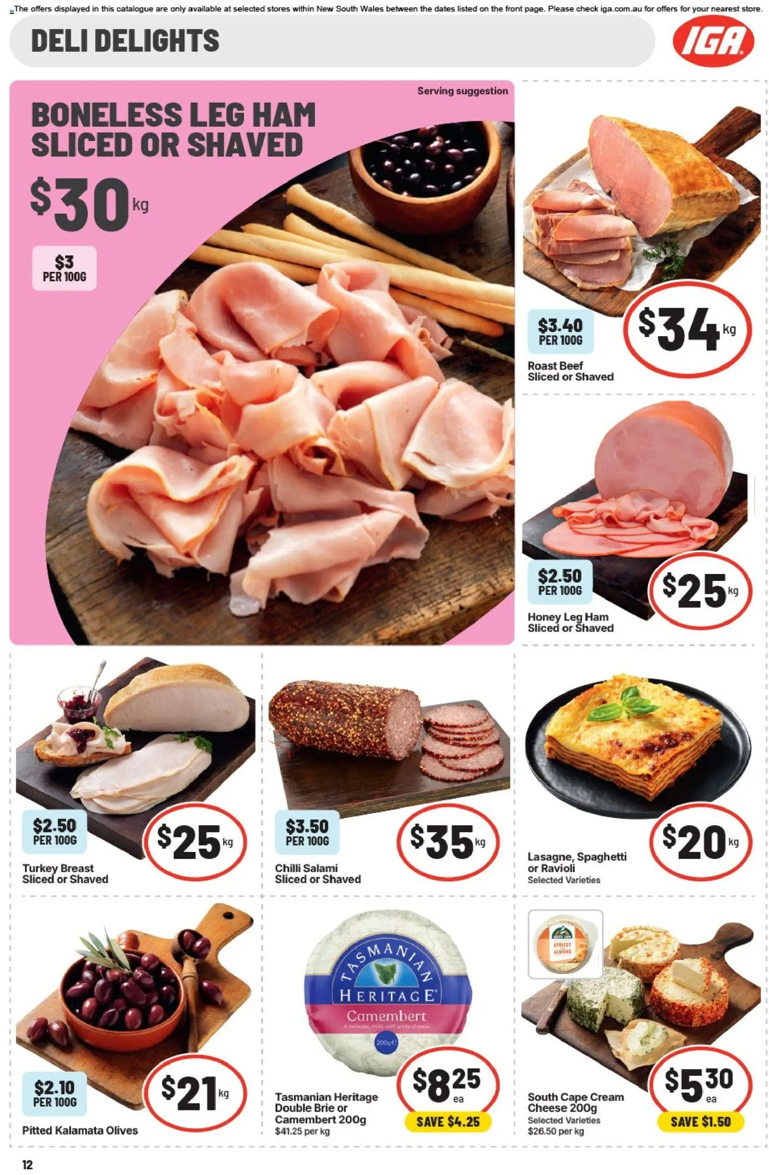 IGA catalogue - valid from 28/07/2026 | Page: 21 | Products: Cheese, Ham, Beef, Chilli