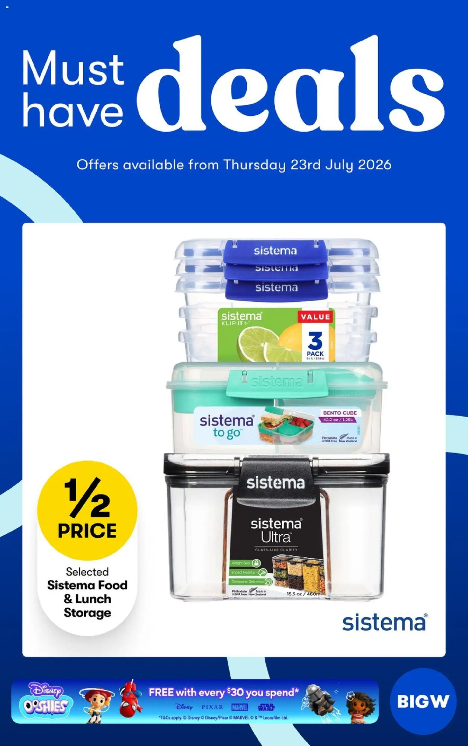 Big W catalogue - valid from 23/07/2026 | Page: 1 | Products: Food