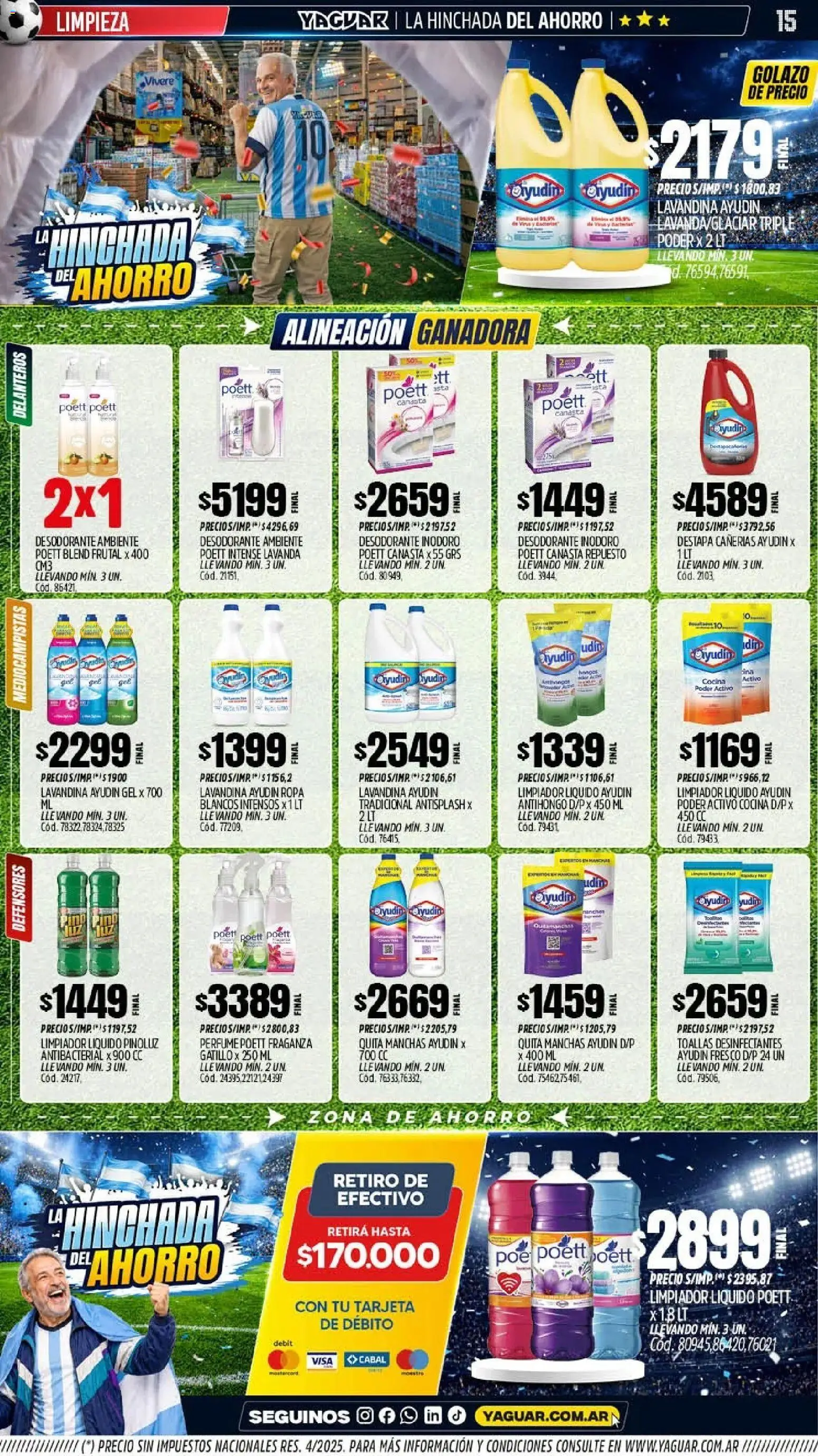 Yaguar - Oferta Semanal Jujuy │ válido desde el 08.06.2026 | Página: 15 | Productos: Cocina, Toallas, Perfume, Ropa