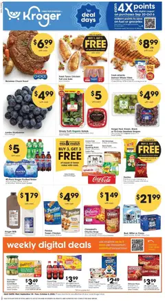 Preview of Kroger weekly ads valid from 09/30/2026