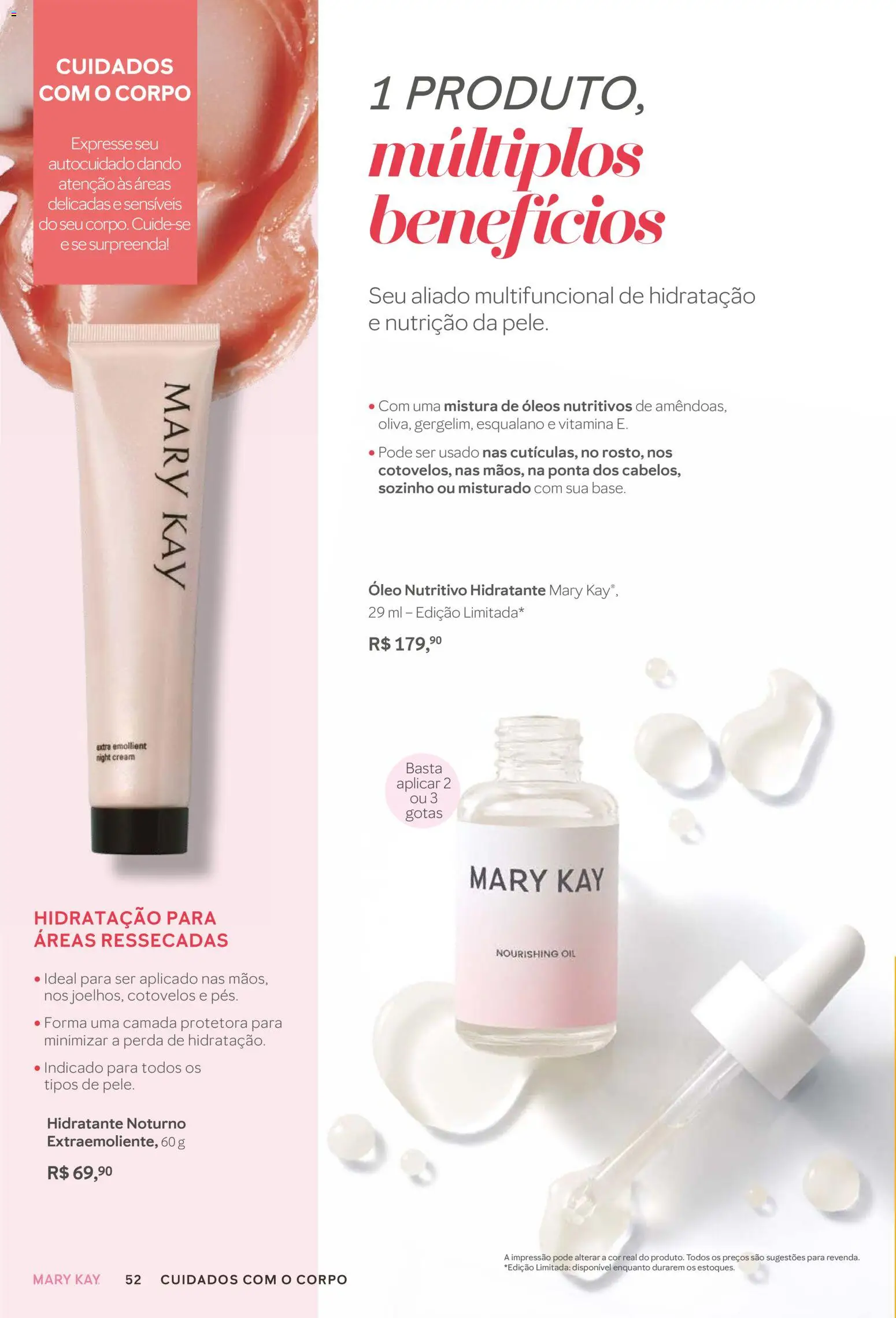 Mary Kay Folheto - válido de 01.01.2026 | Página: 52 | Produtos: Multifuncional, Óleo