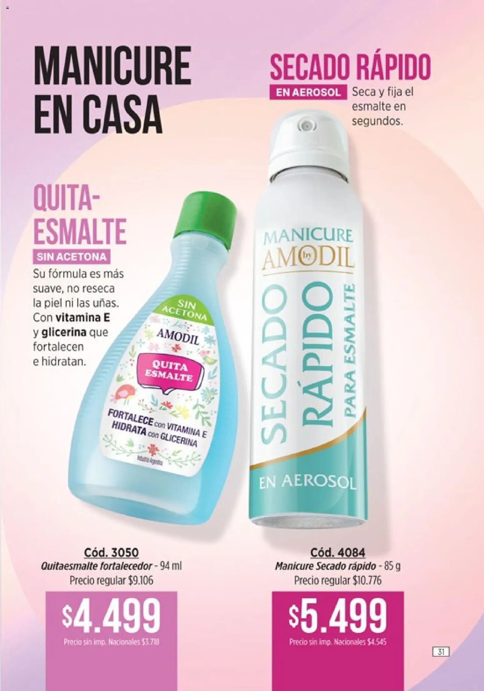 Catálogo Amodil Campaña 16 │ válido desde el 19/09/2026 | Página: 31