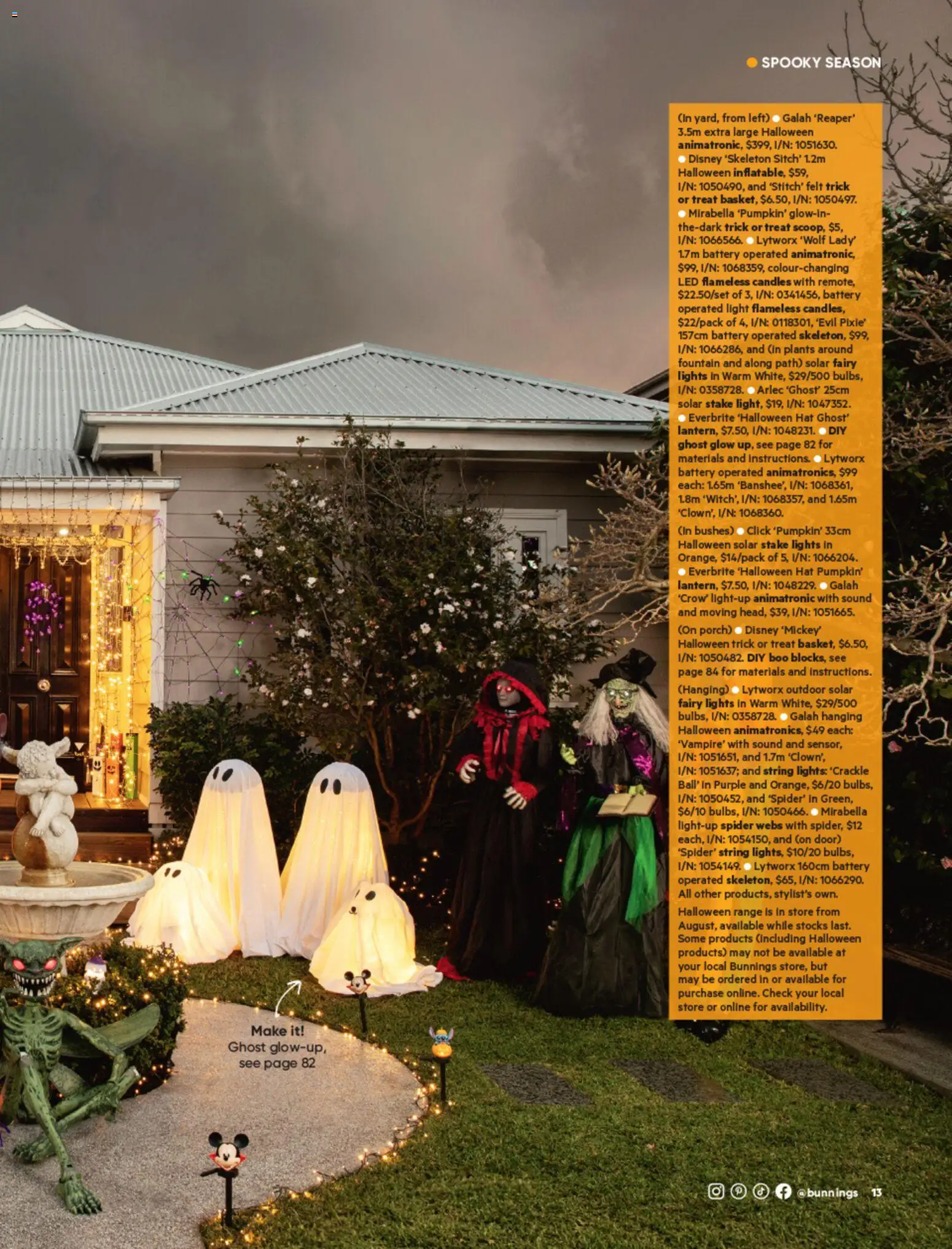 Bunnings Warehouse catalogue - valid from 01/10/2026 | Page: 13 | Products: Door, Light, Hat, Candles