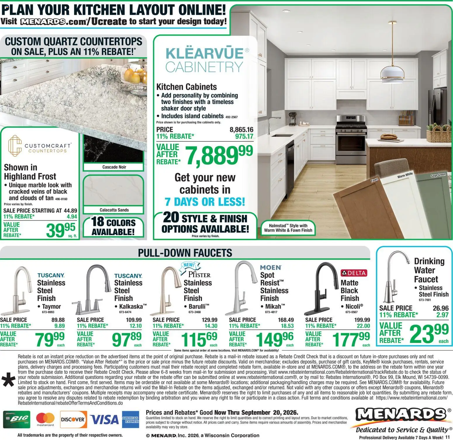 Menards Weekly Ad - valid from 09/10/2026 | Page: 17 | Products: Box, Water, Date
