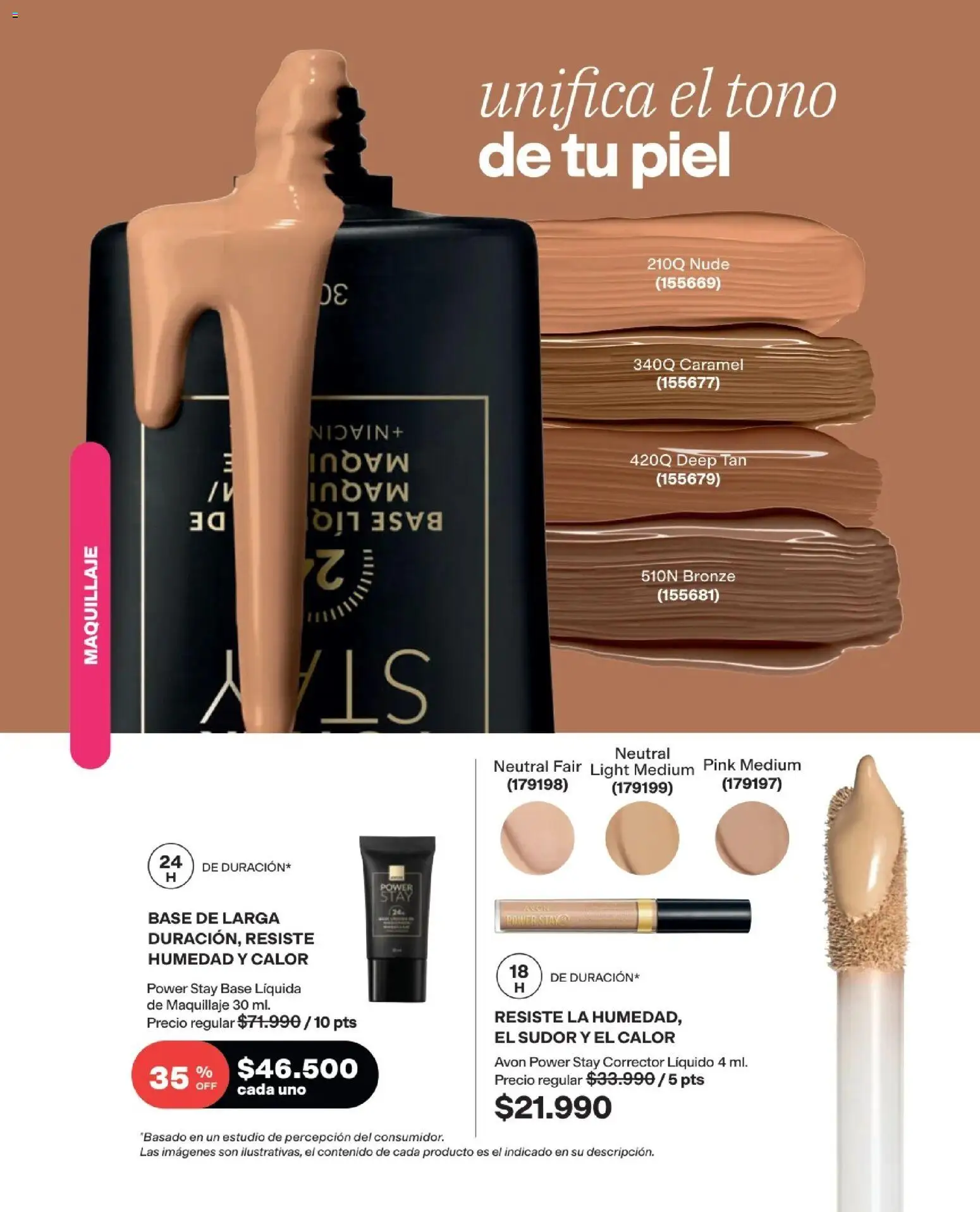 Avon revista - valida desde el 15/07/2026 | Página: 27 | Productos: Maquillaje, Corrector