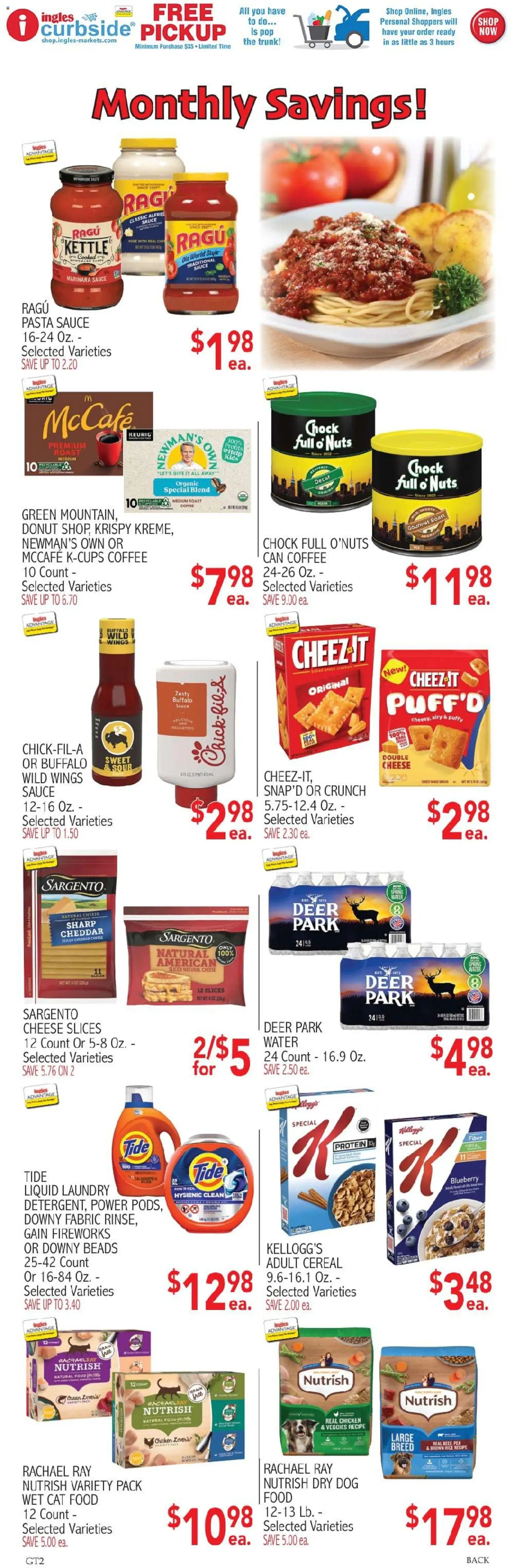 Ingles Weekly Ad - valid from 27.05.2026 | Page: 6 | Products: Cheese, Coffee, Sauce, Pea