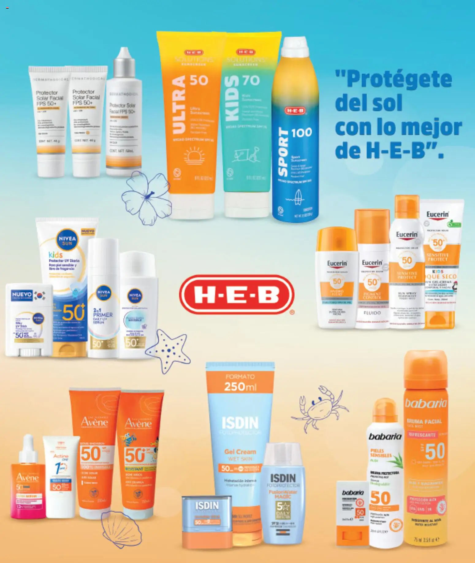 Nuevas ofertas de H-E-B válidas en toda la República Mexicana desde el 01/07/2026. ¡Encuentra las mejores ofertas en H-E-B folleto Celebra! | Página: 71 | Productos: Bruma, Fragancia, Protector solar
