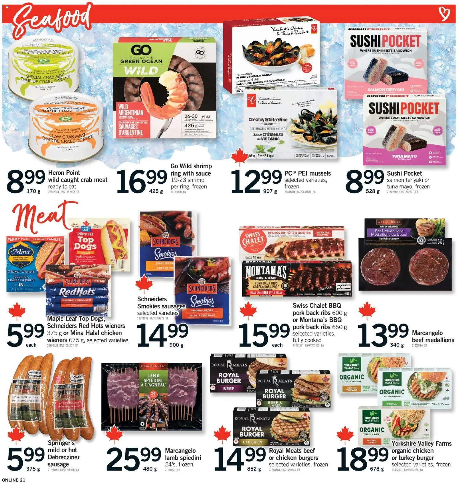 Fortinos flyer valid from 14.05.2026 | Page: 20 | Products: Beef, Bed, Chair, Pork