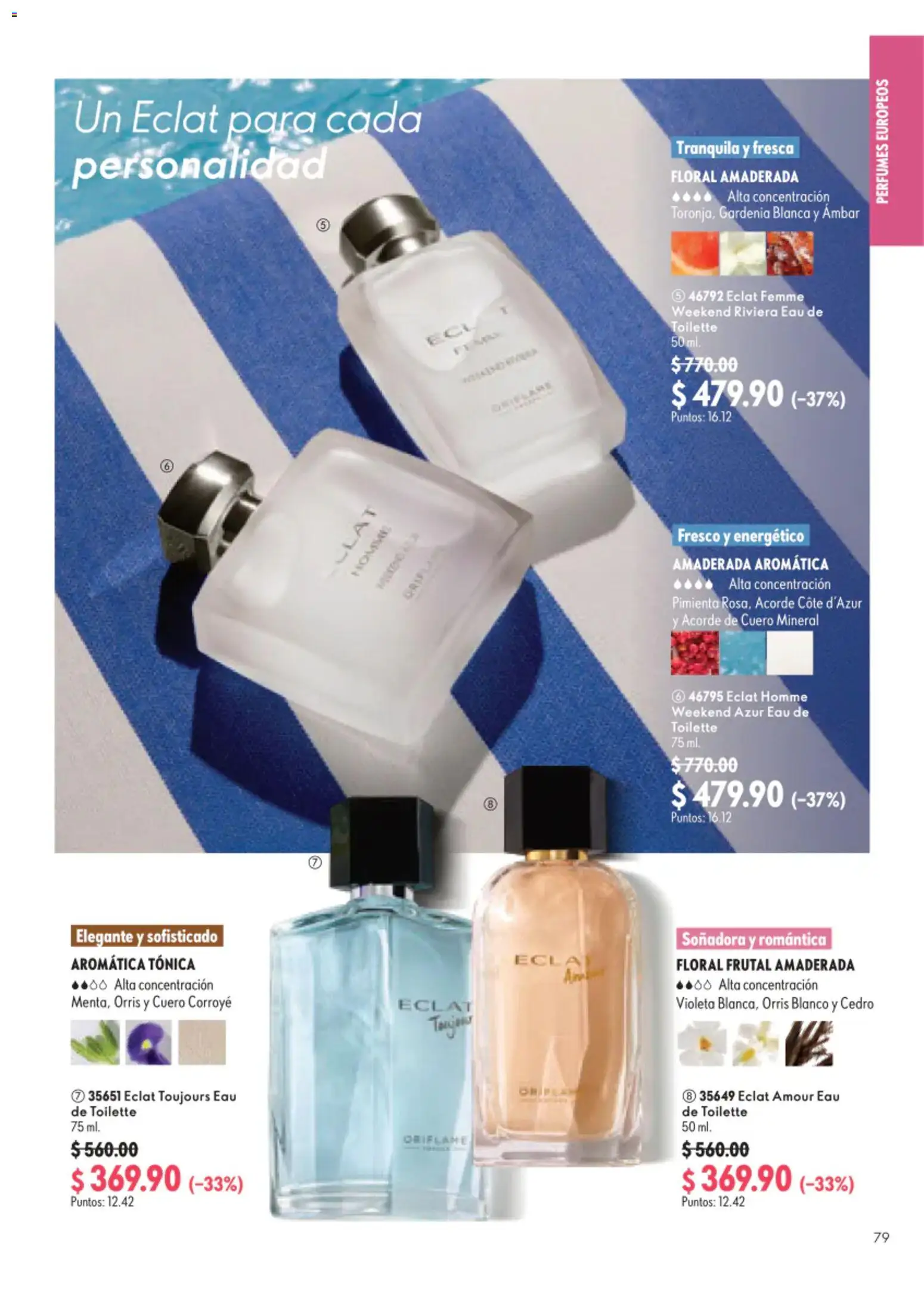 Nuevas ofertas de Oriflame válidas en toda la República Mexicana desde el 01/08/2026. ¡Encuentra las mejores ofertas en Oriflame campaña 11 2026! | Página: 79 | Productos: Pimienta, Eau de toilette