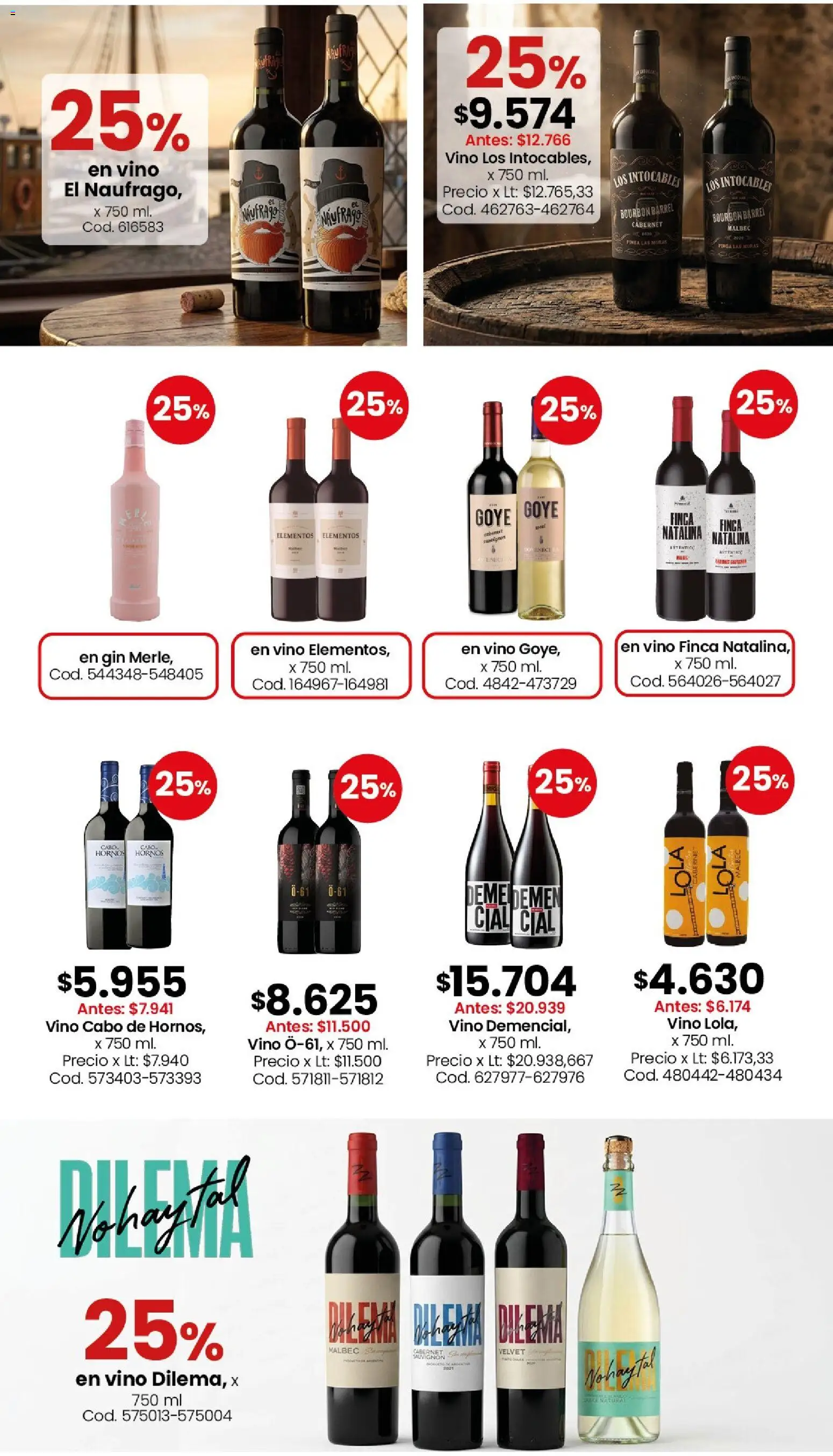 Coto - Almacén y bebidas │ válido desde el 13/07/2026 | Página: 8 | Productos: Gin, Vino